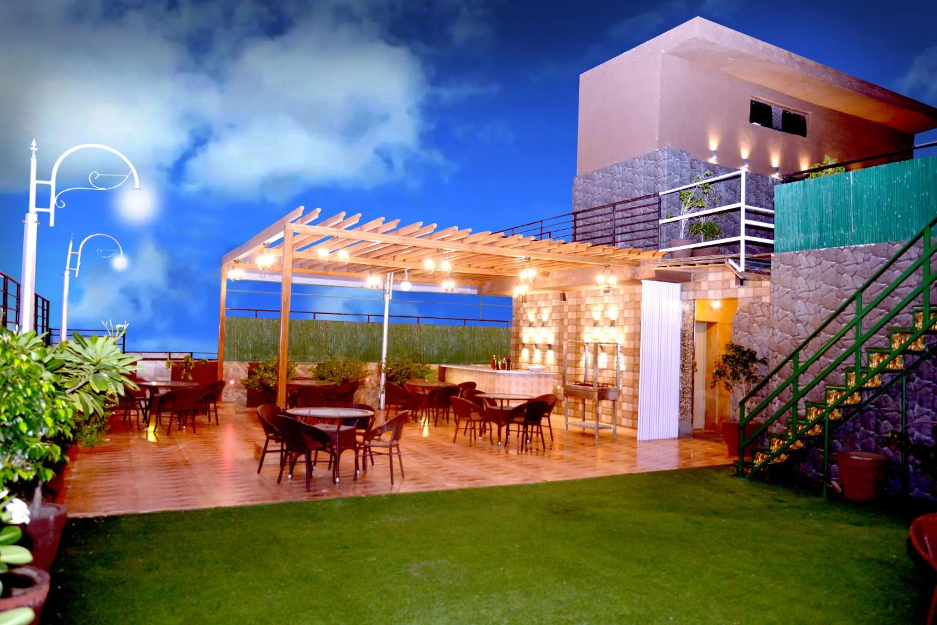 Garden view in Park Ocean