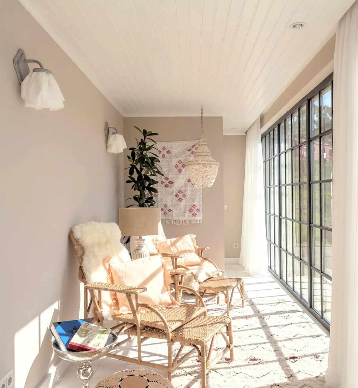 Seating area in Quinta de Sá