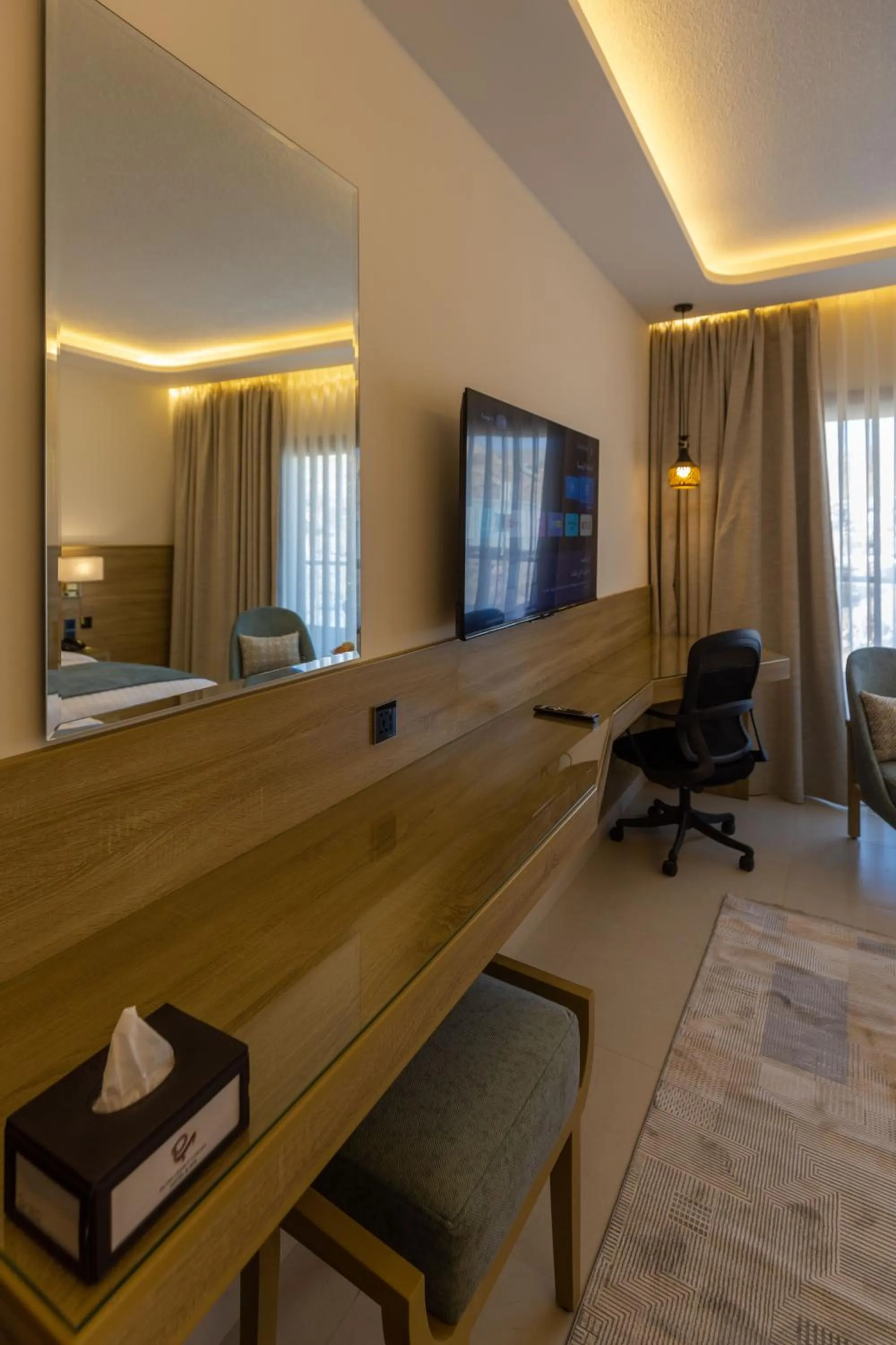 Communal lounge/ TV room in Petra Legacy Luxury