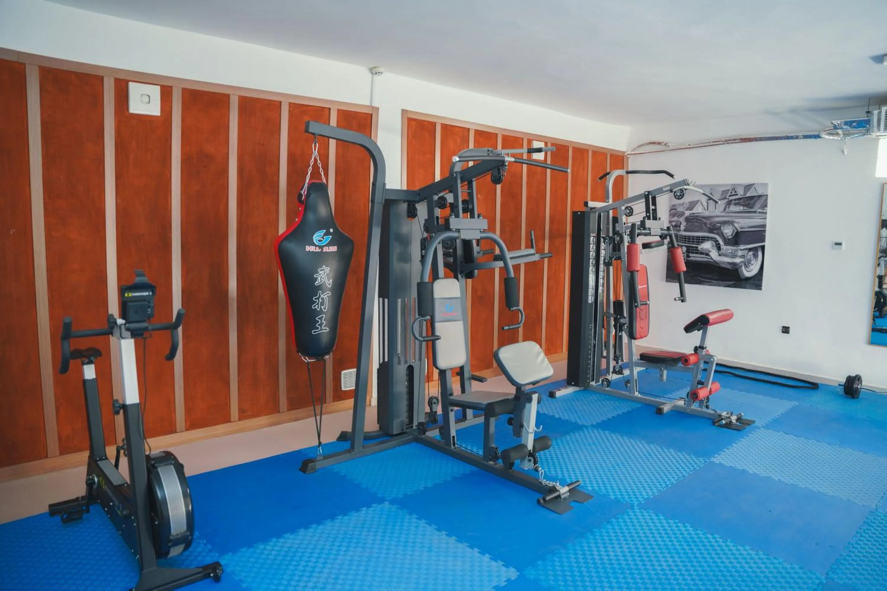 Fitness centre/facilities in AB Business Hôtel