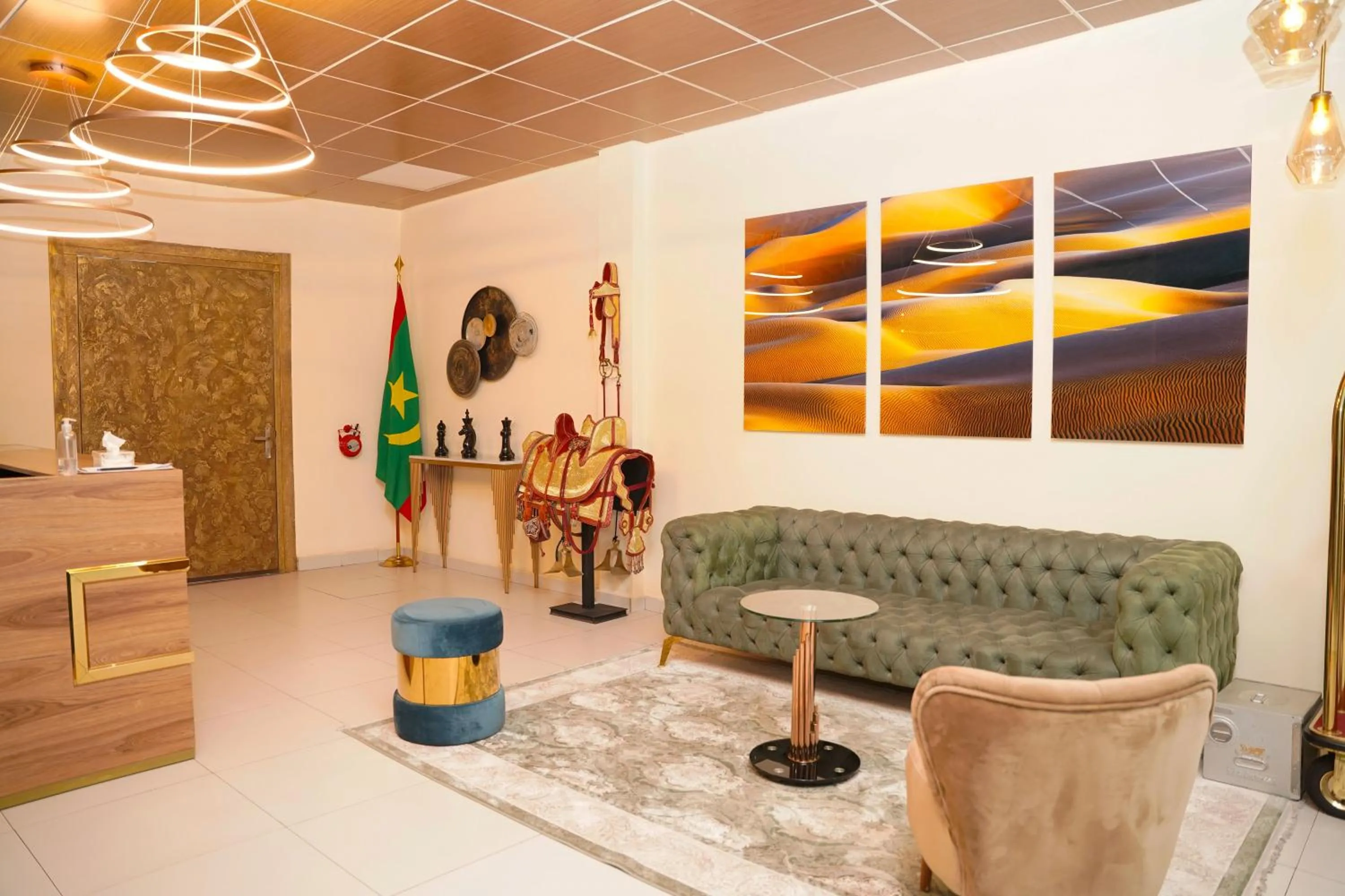 Lobby or reception in AB Business Hôtel