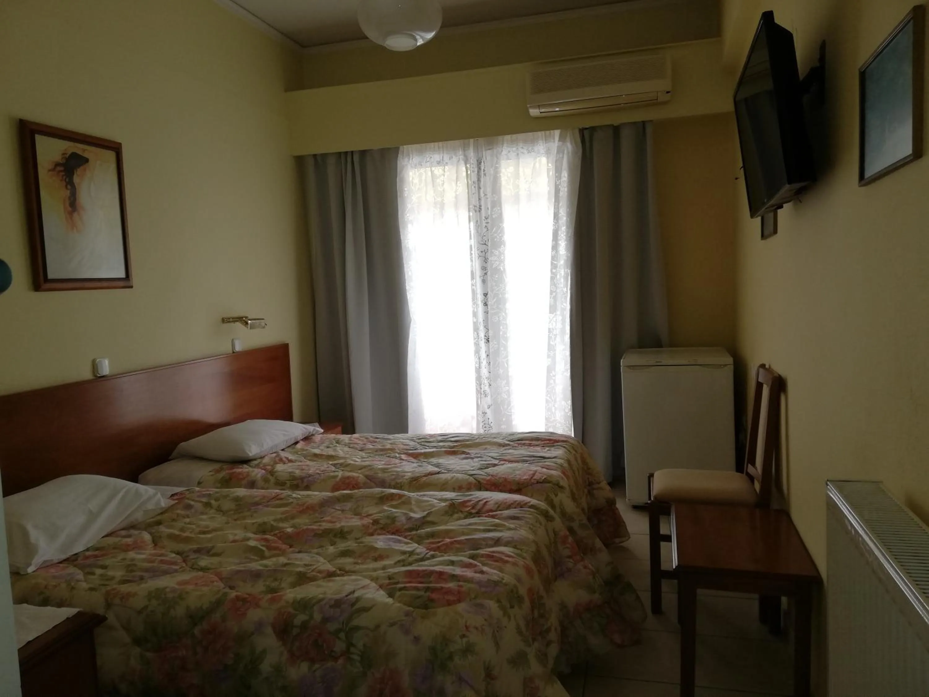 Bed in Amvrakia Hotel