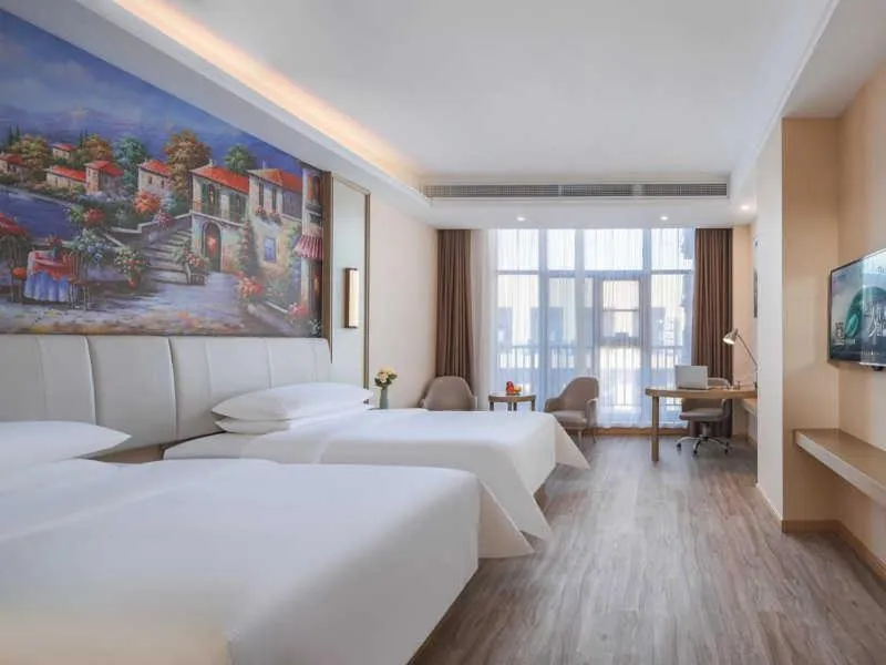 Bed in Vienna Hotel Hangzhou Yuhang Linping