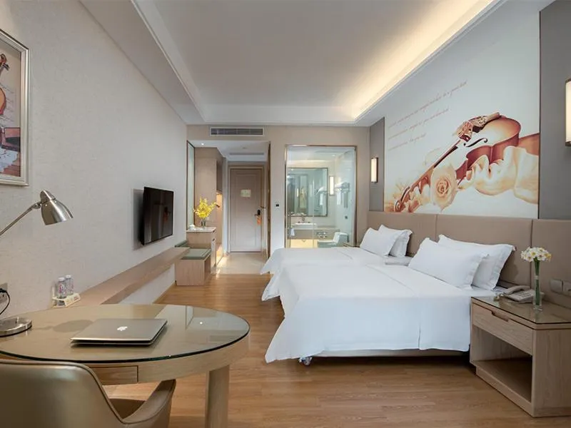 Bed in Vinenna International Hotel Shenzhen shajing