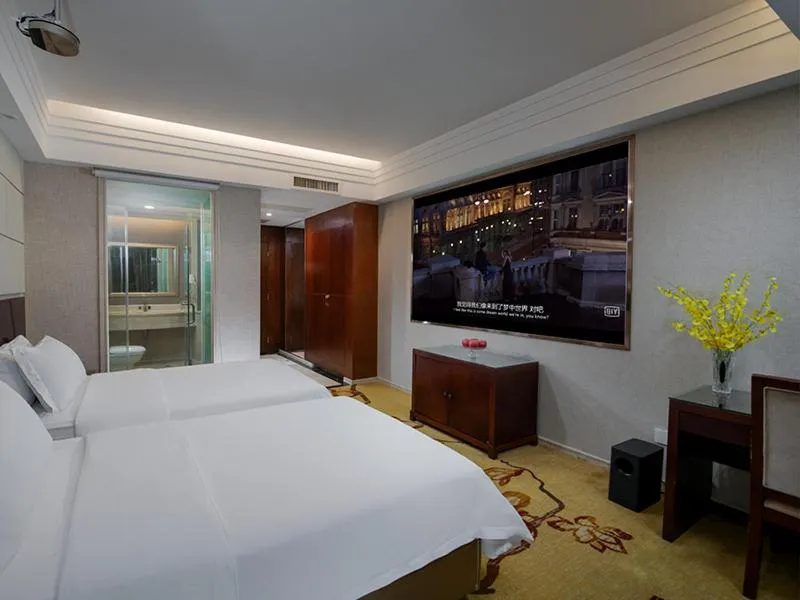 Bed in Vinenna International Hotel Shenzhen shajing
