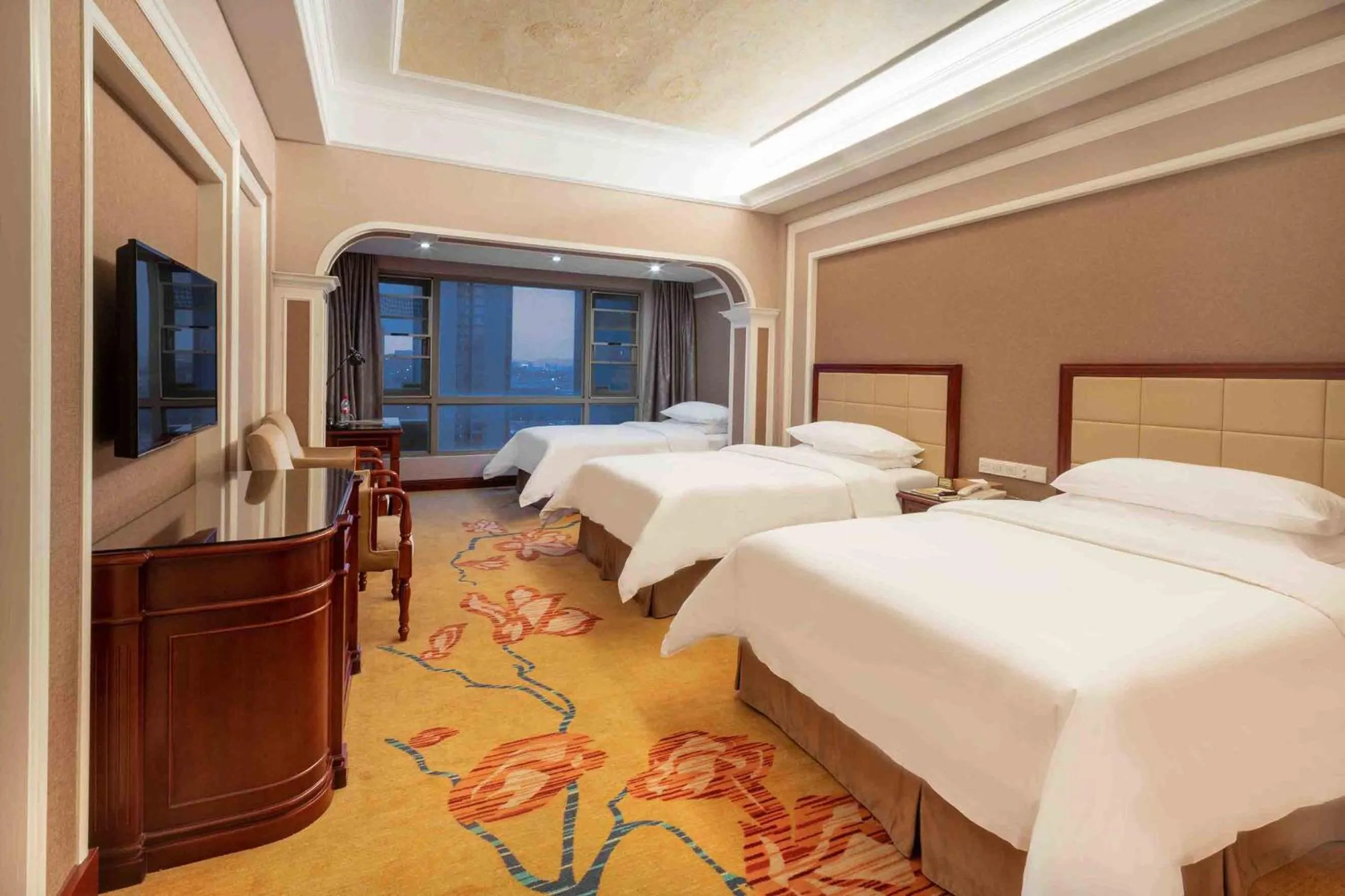 Bed in Vienna Hotel Shenzhen Songgang Liye Road