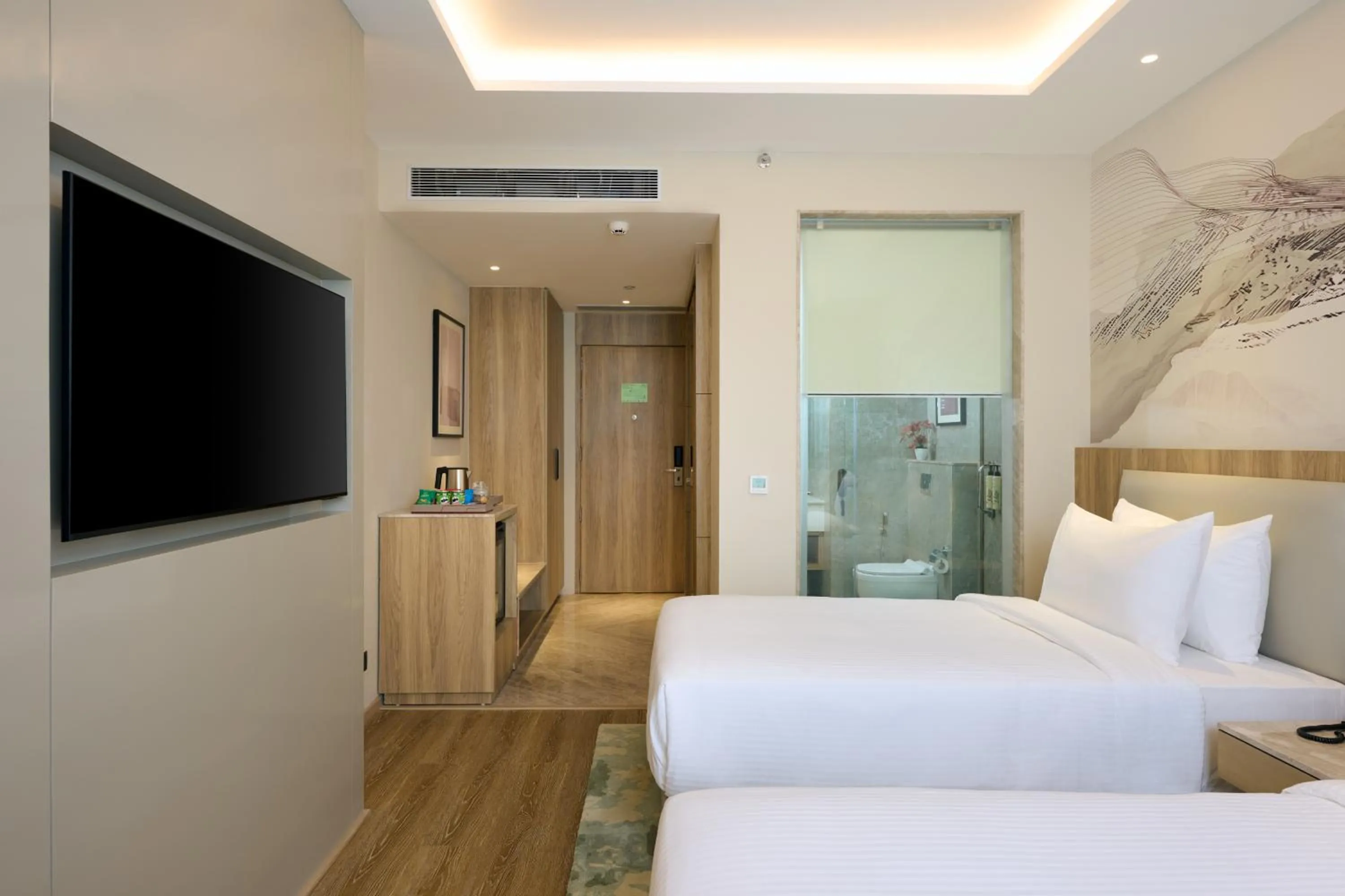 Bedroom, Bed in Riviera Sarovar Portico Pathankot