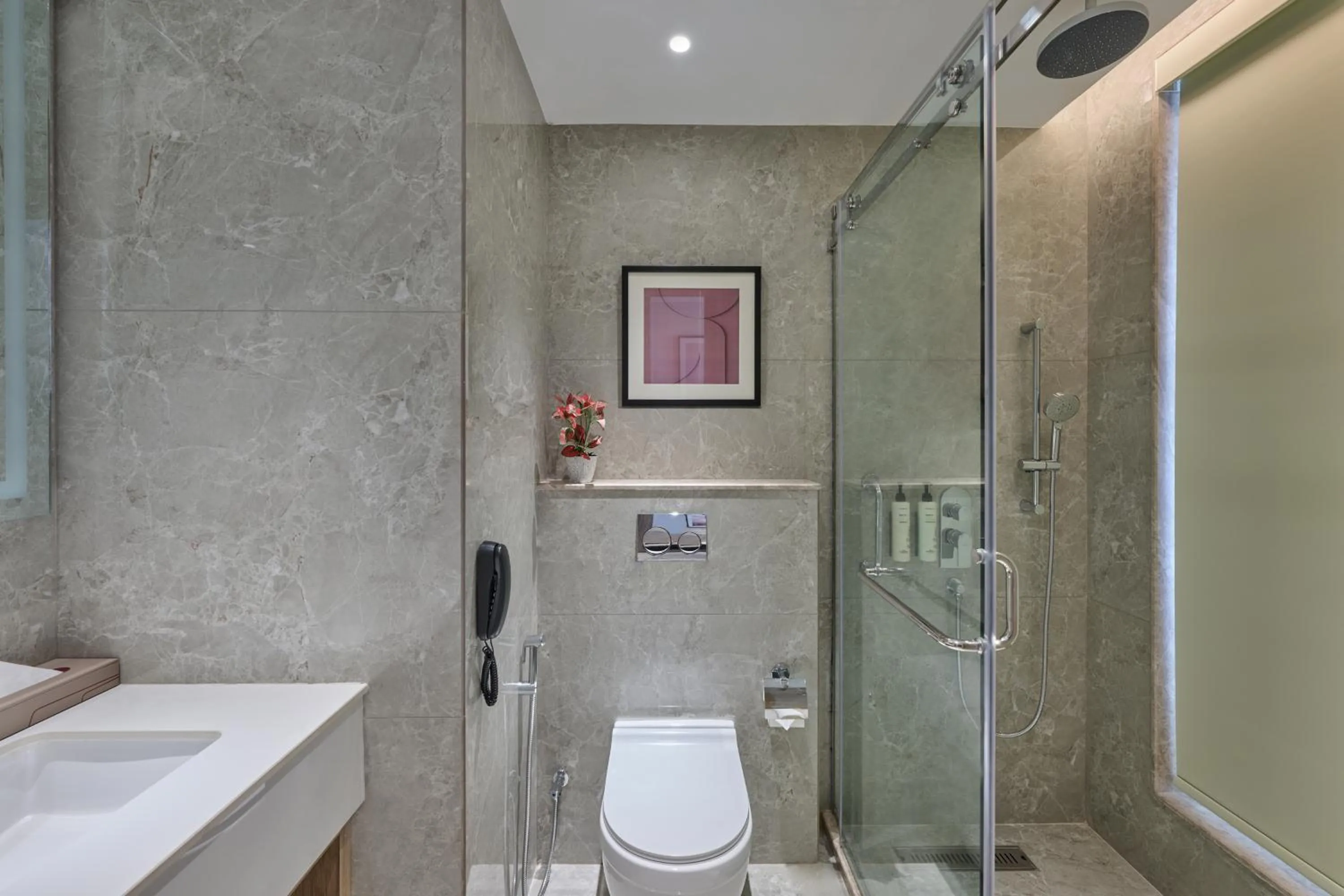 Bathroom in Riviera Sarovar Portico Pathankot