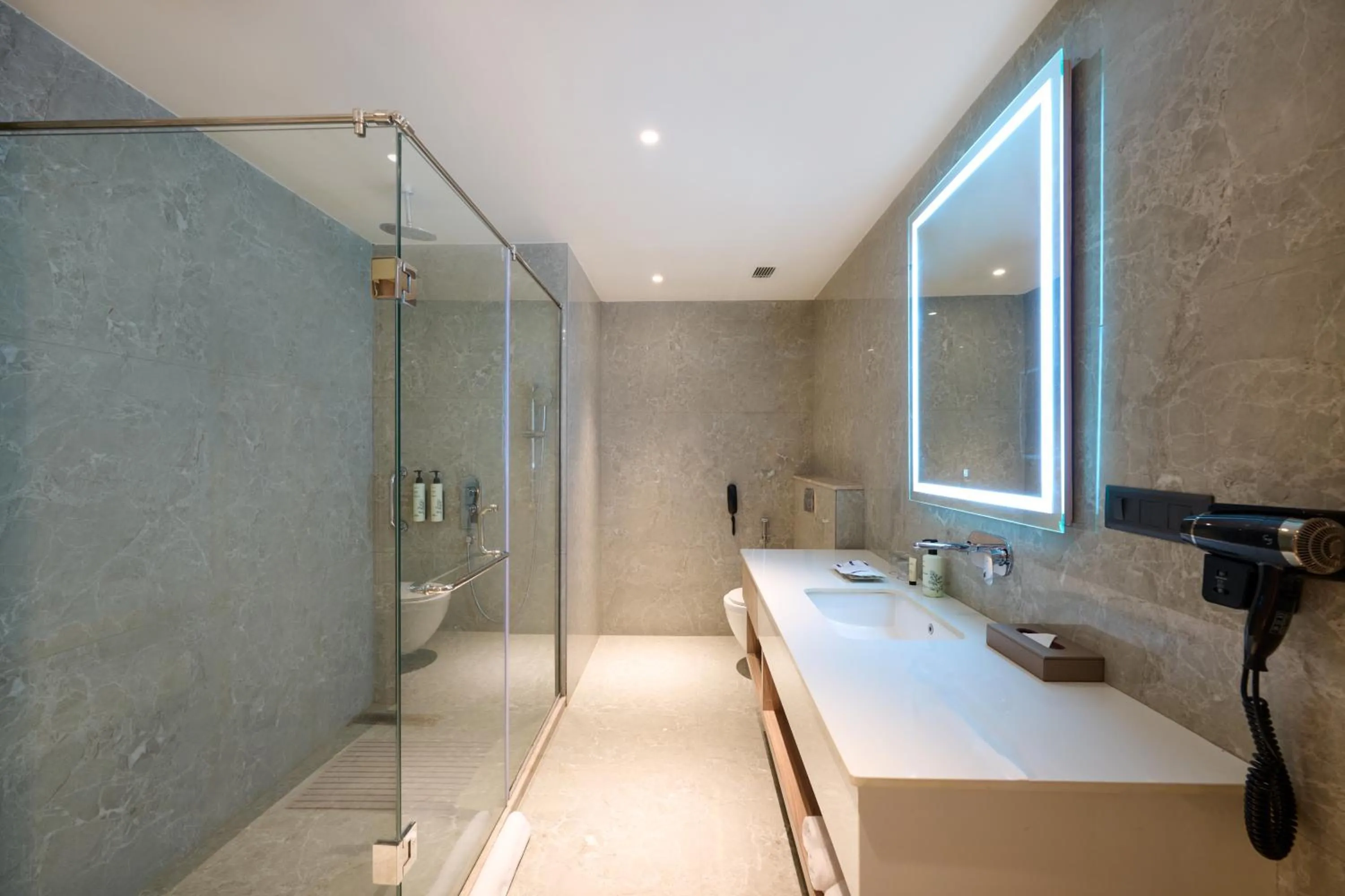Bathroom in Riviera Sarovar Portico Pathankot