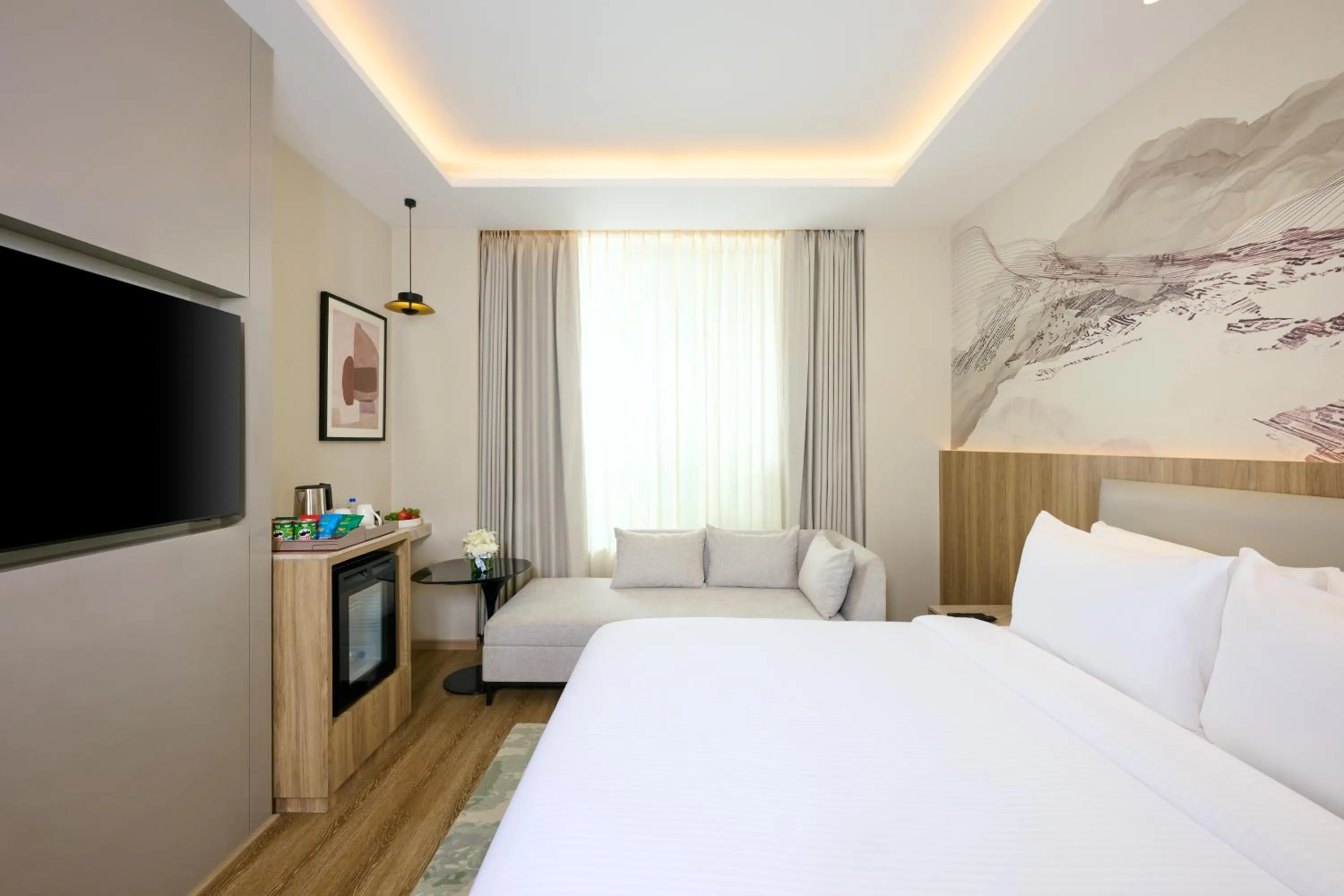 Bedroom, Bed in Riviera Sarovar Portico Pathankot