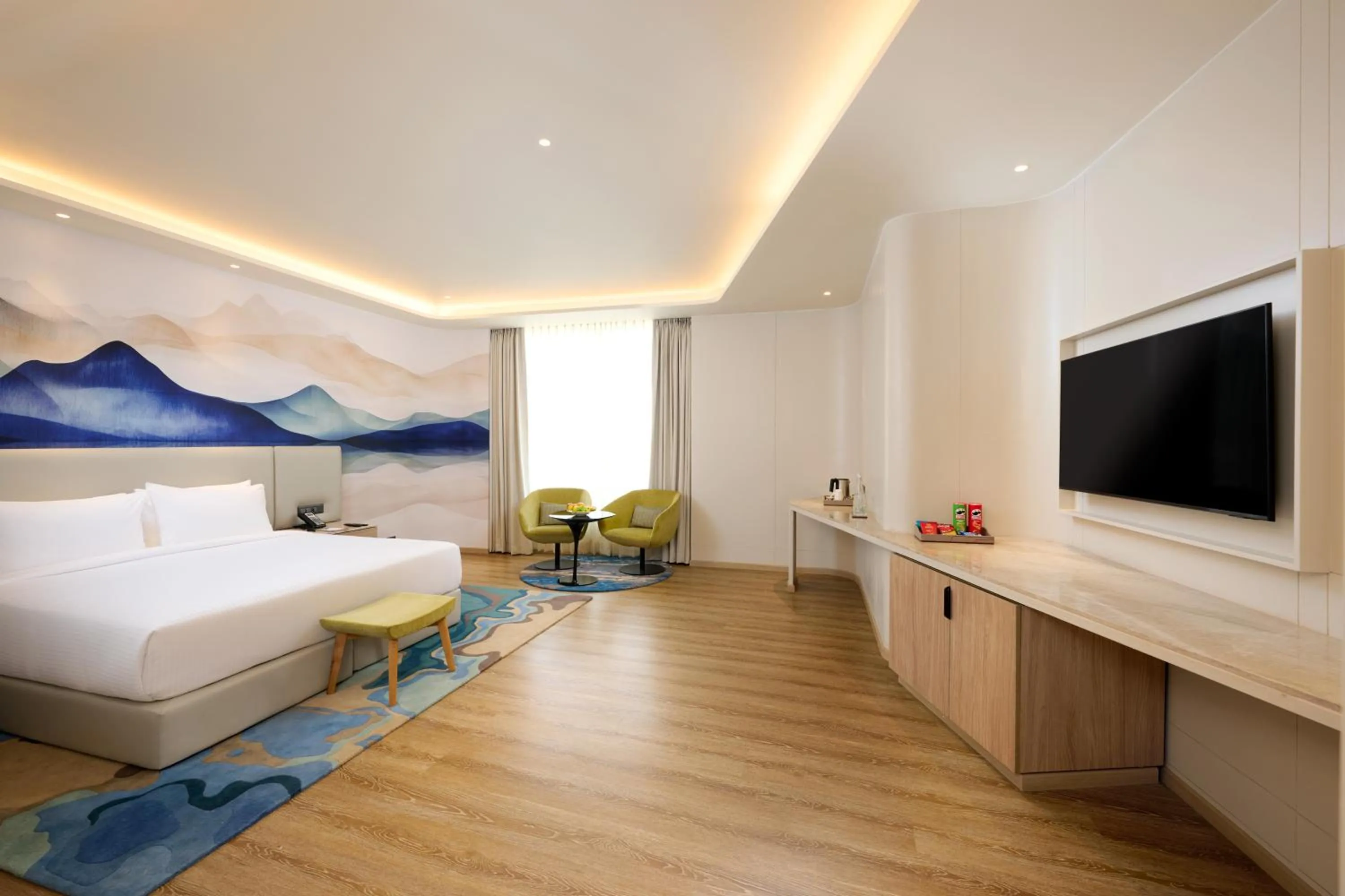 Bathroom, Bed in Riviera Sarovar Portico Pathankot