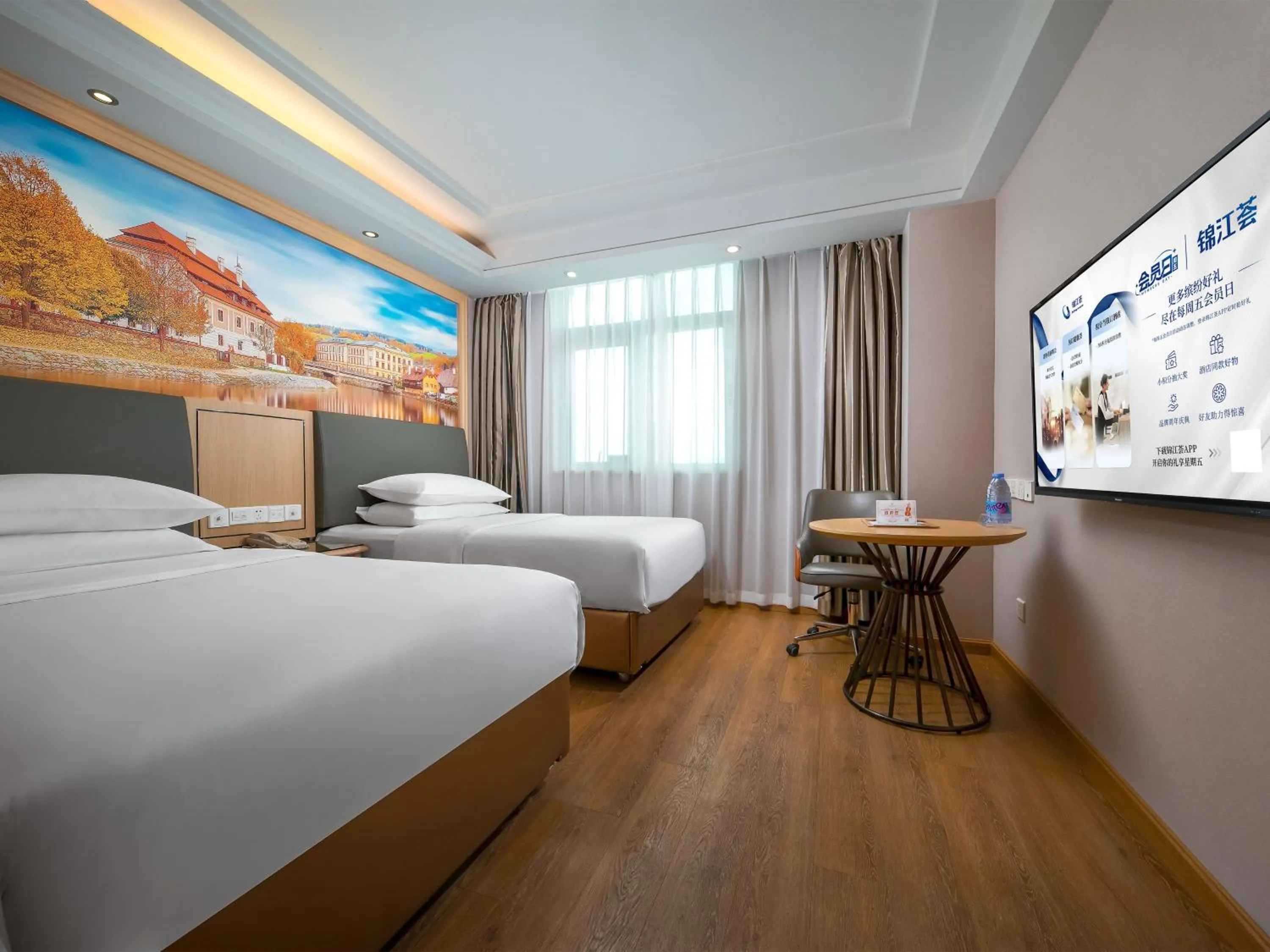 Bedroom, Bed in Vienna Hotel Shenzhen Henggang Cuihu Shangzhuang