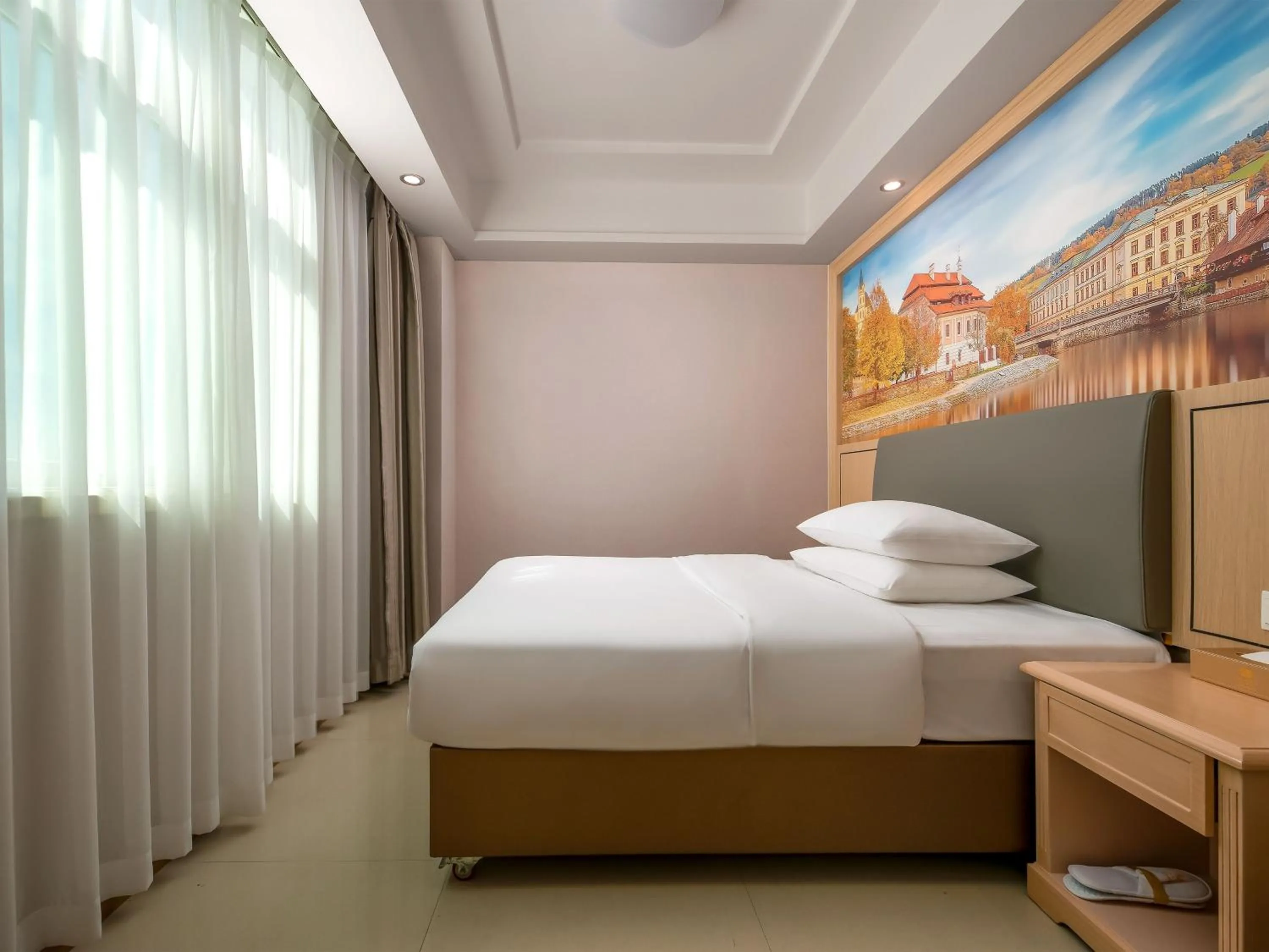 Bedroom, Bed in Vienna Hotel Shenzhen Henggang Cuihu Shangzhuang