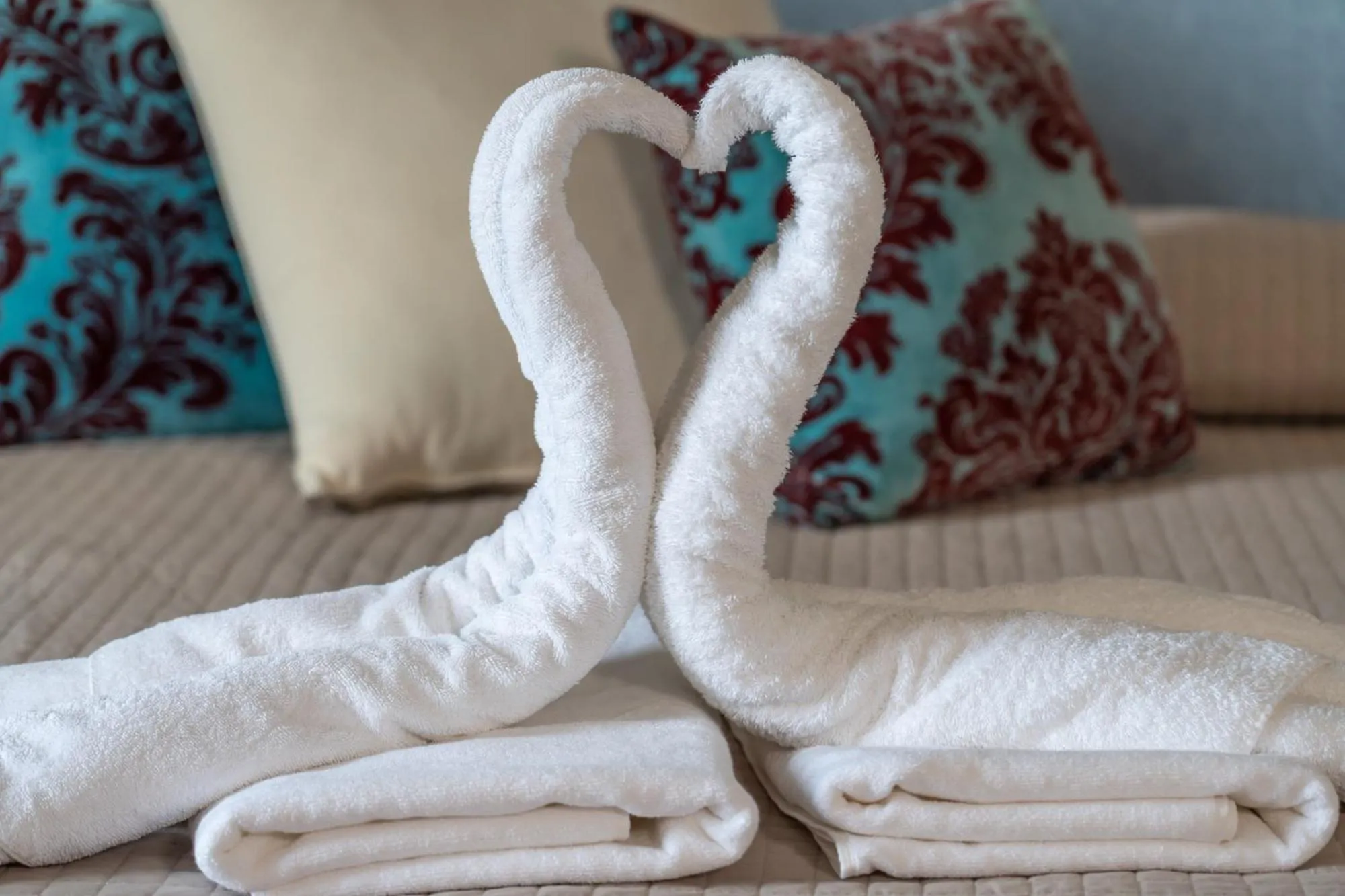 Bed in Four Seasons Hotel