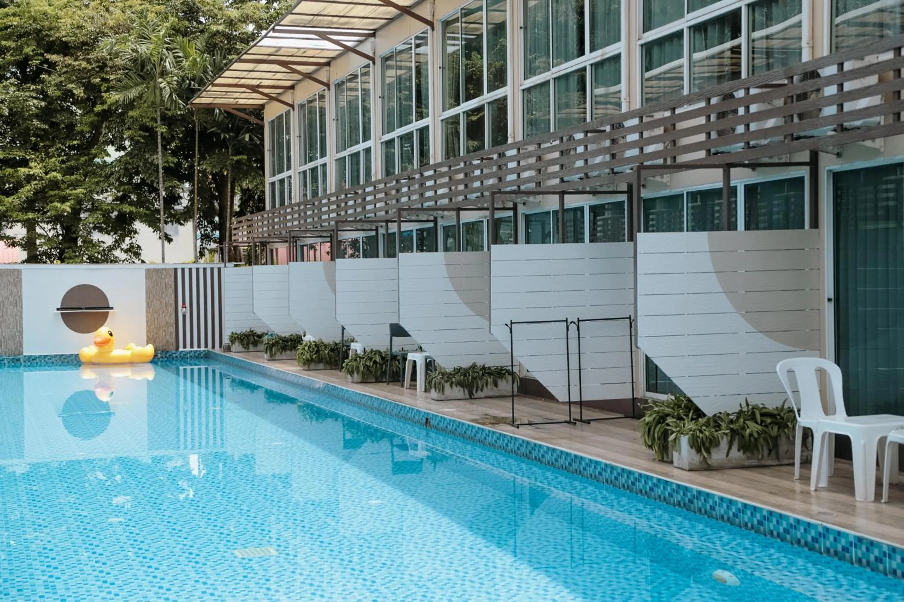 Property building in Full Stop Pool Villa Don Mueang