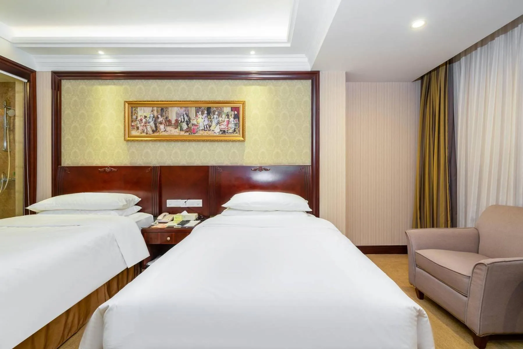 Bed in Vienna Hotel Dongguan Houjie Exhibition Center