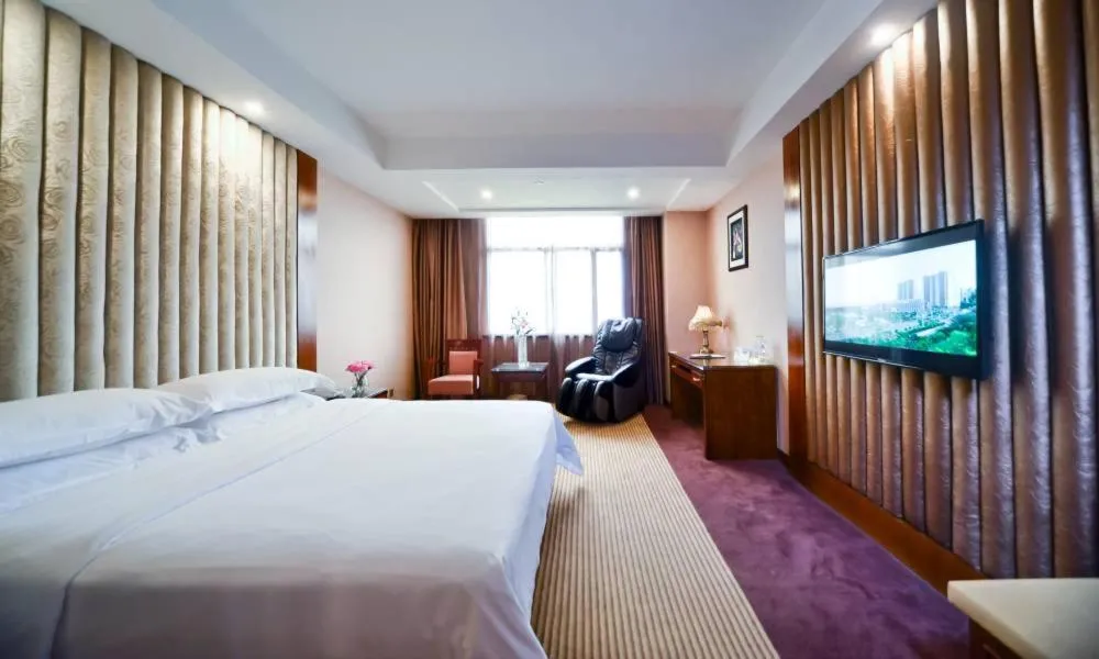 Bed in Vienna Hotel Nanning Jiangnan Wanda