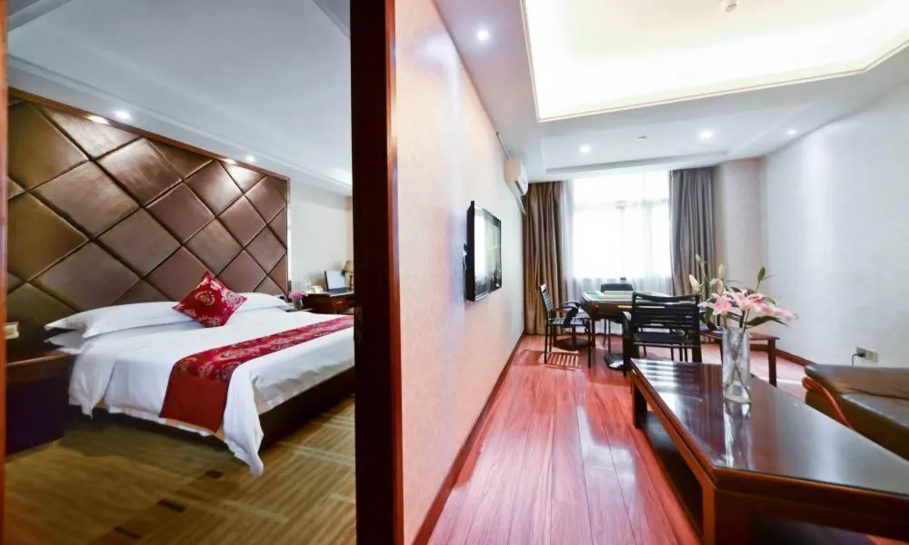 Bed in Vienna Hotel Nanning Jiangnan Wanda