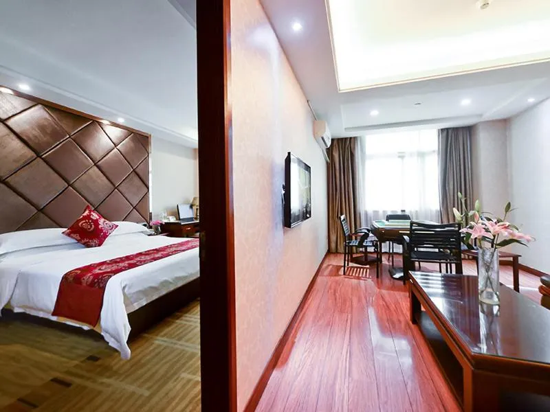 Bed in Vienna Hotel Nanning Jiangnan Wanda