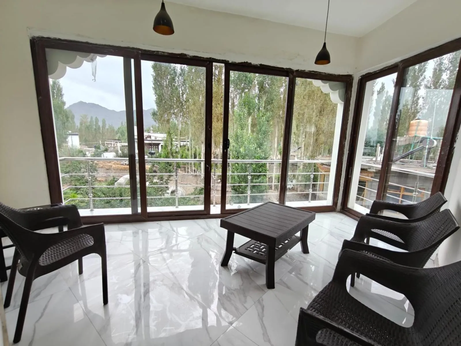 Patio in Hotel Sambhava Inn, Leh