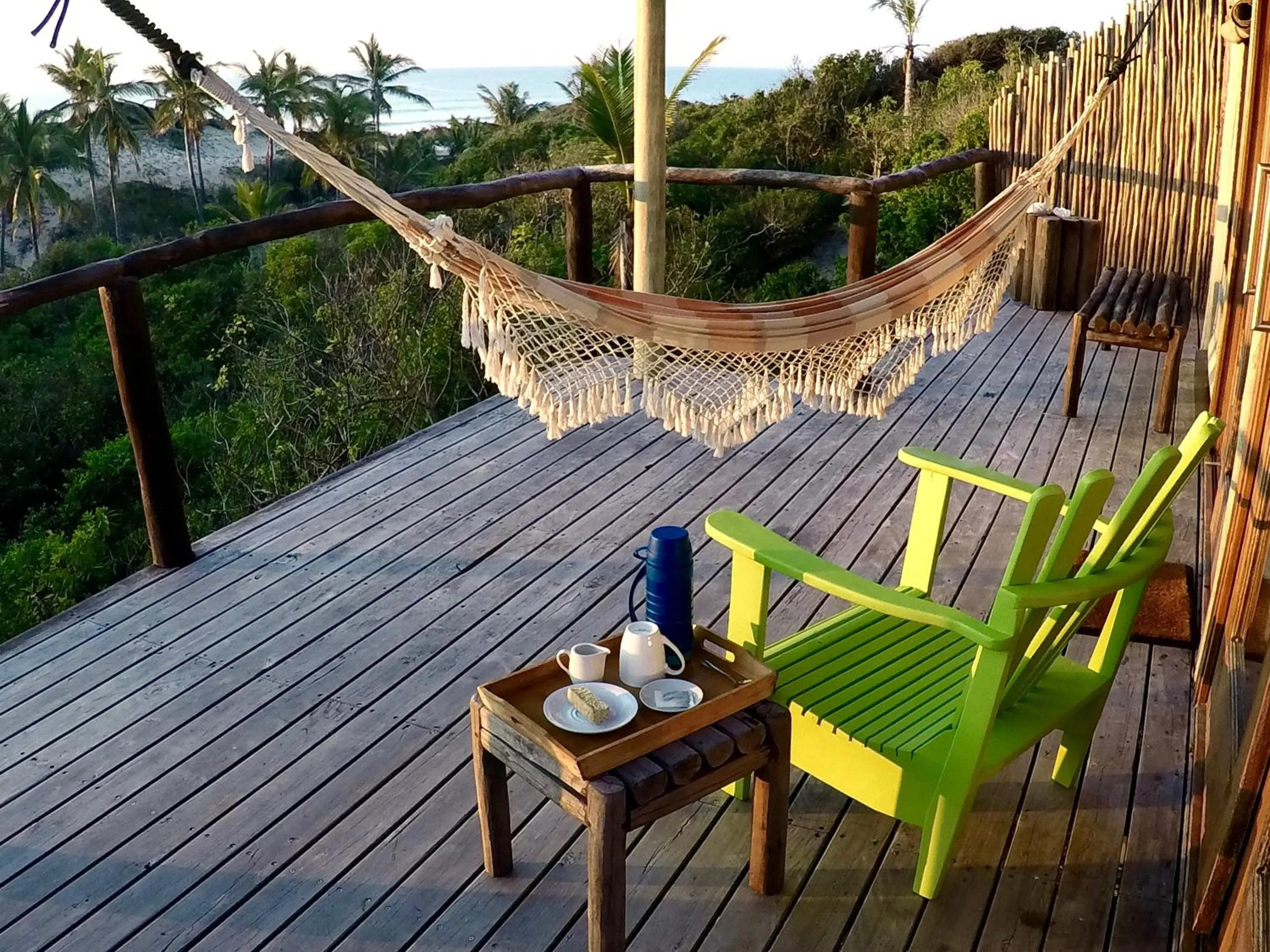 Balcony/Terrace in Travessia Beach Lodge