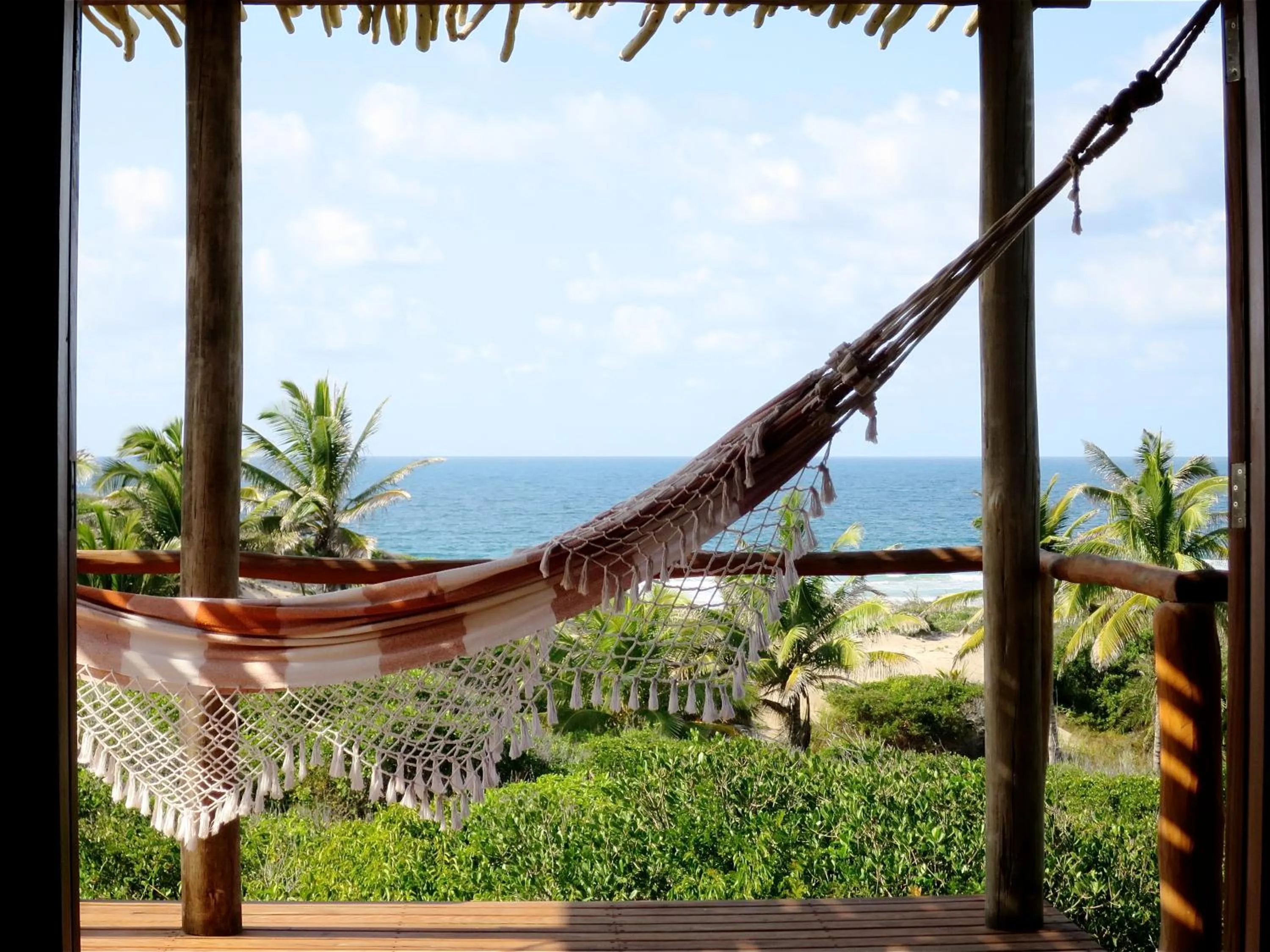 Sea view in Travessia Beach Lodge