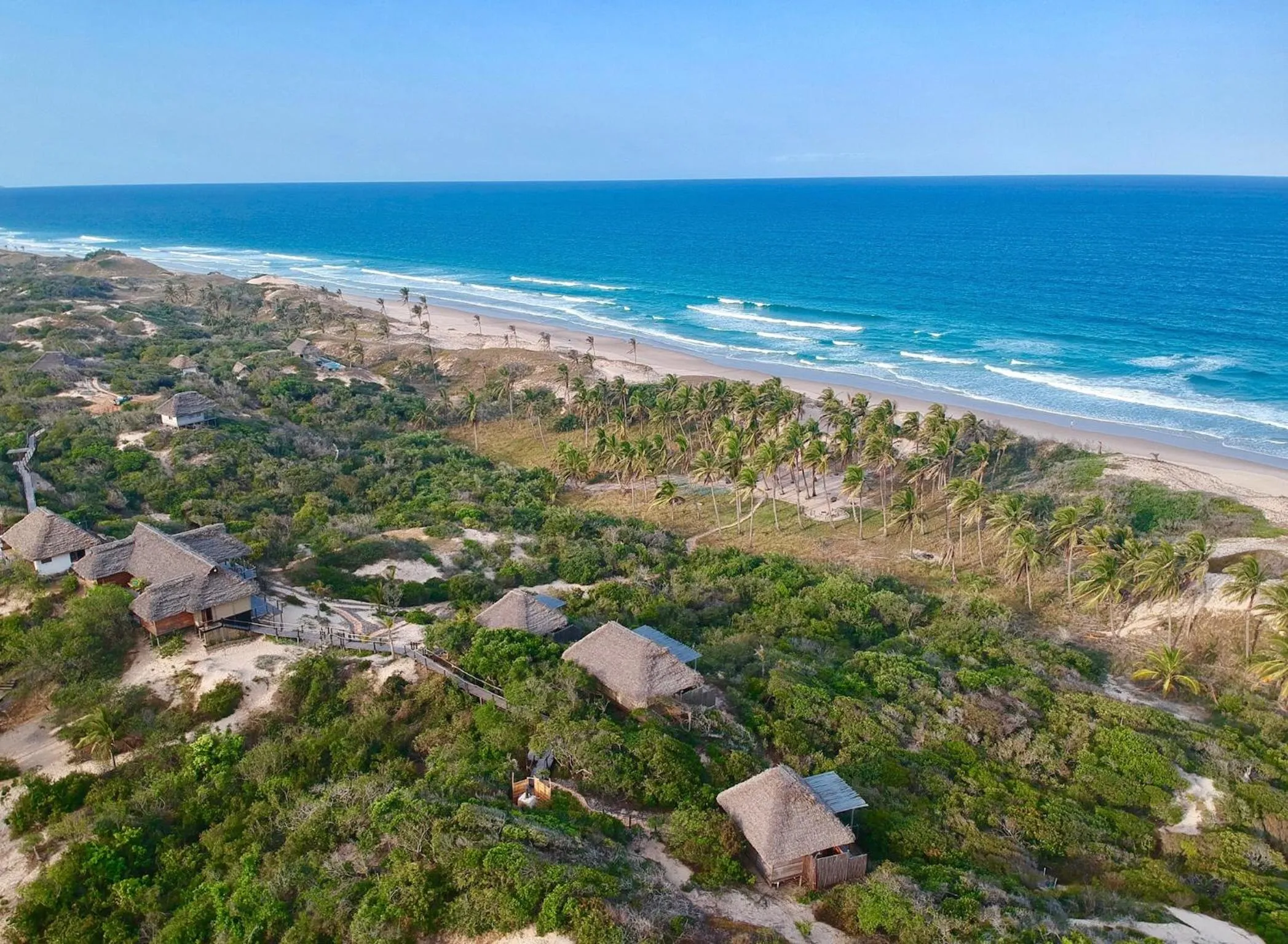 Bird's eye view in Travessia Beach Lodge