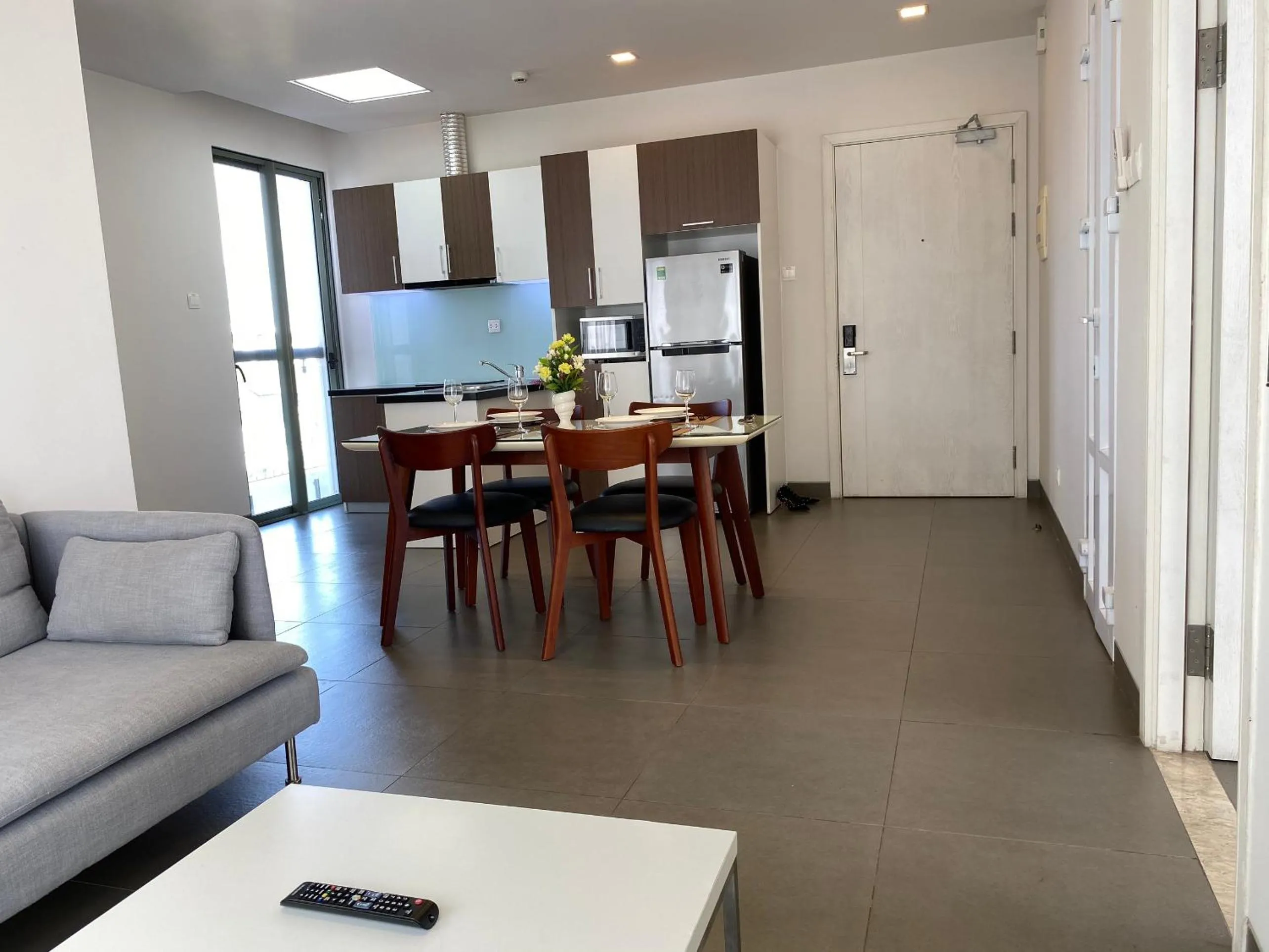 Living room in Glenwood Suites