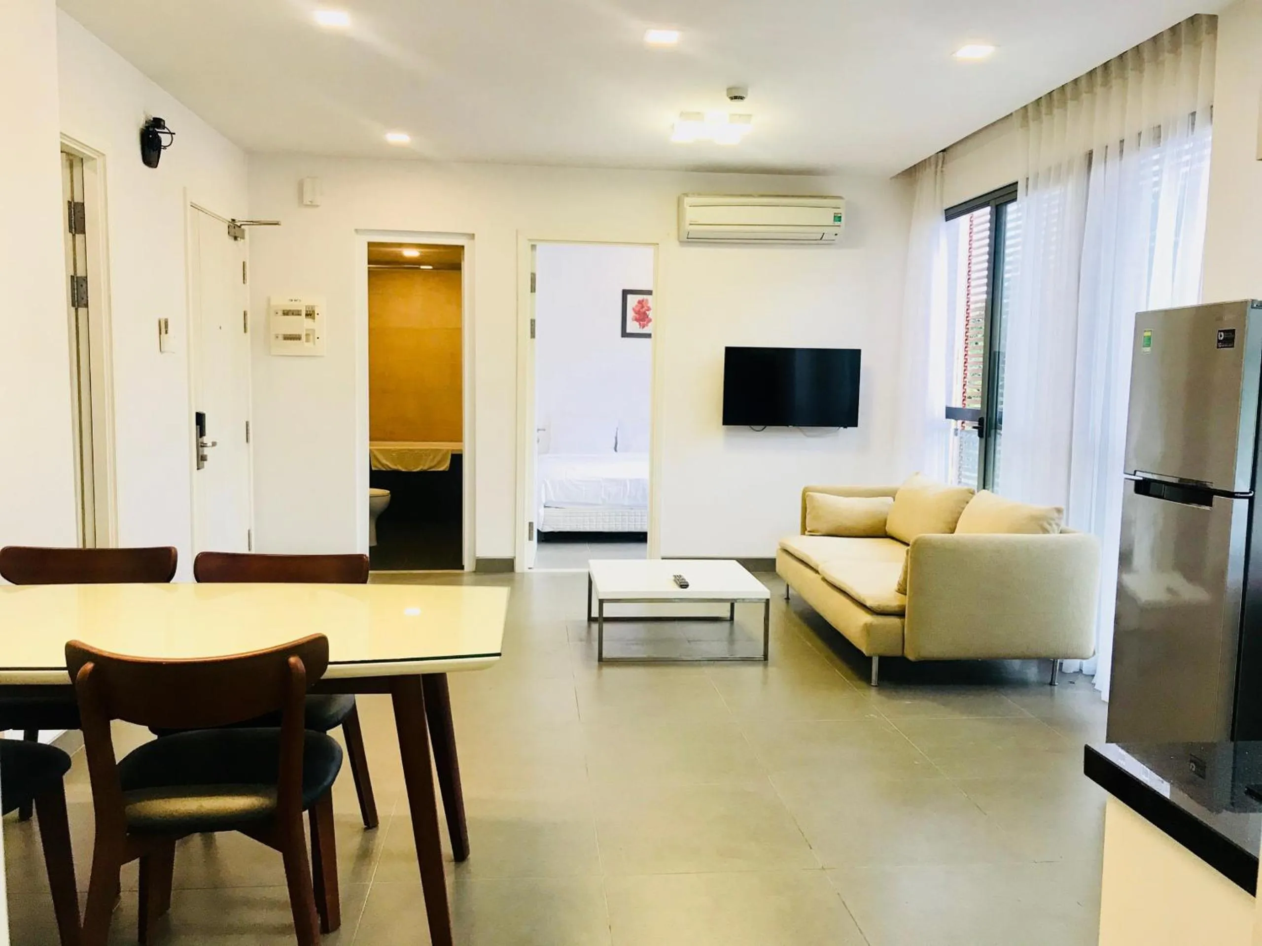 Living room in Glenwood Suites