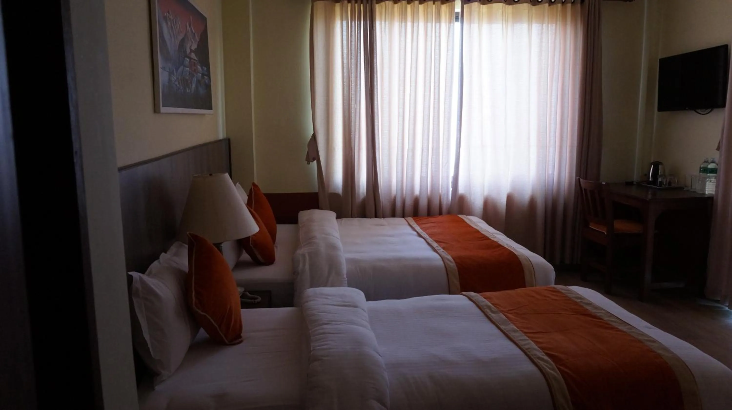 Bed in Gaia Holiday Home