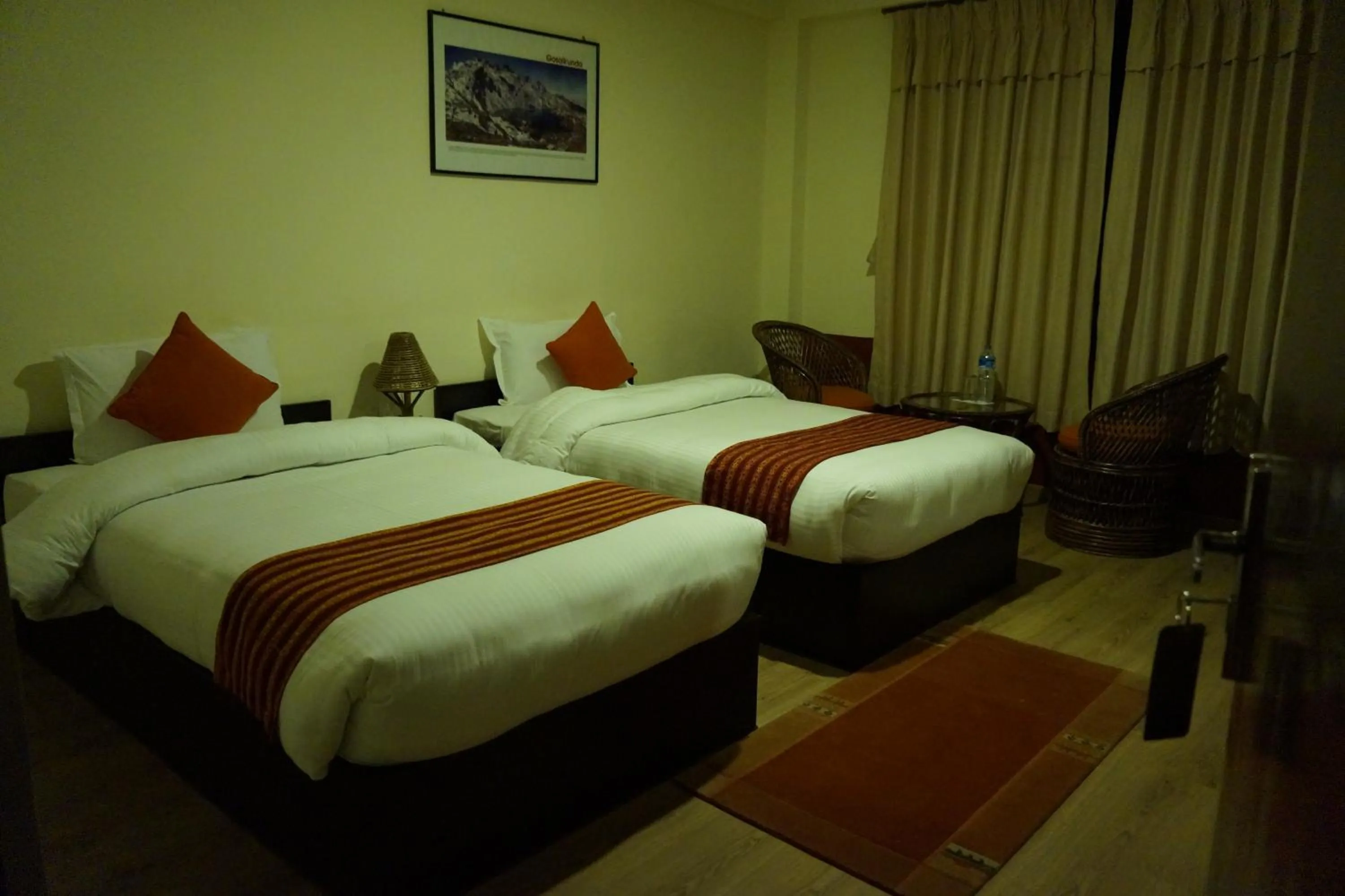 Bed in Gaia Holiday Home