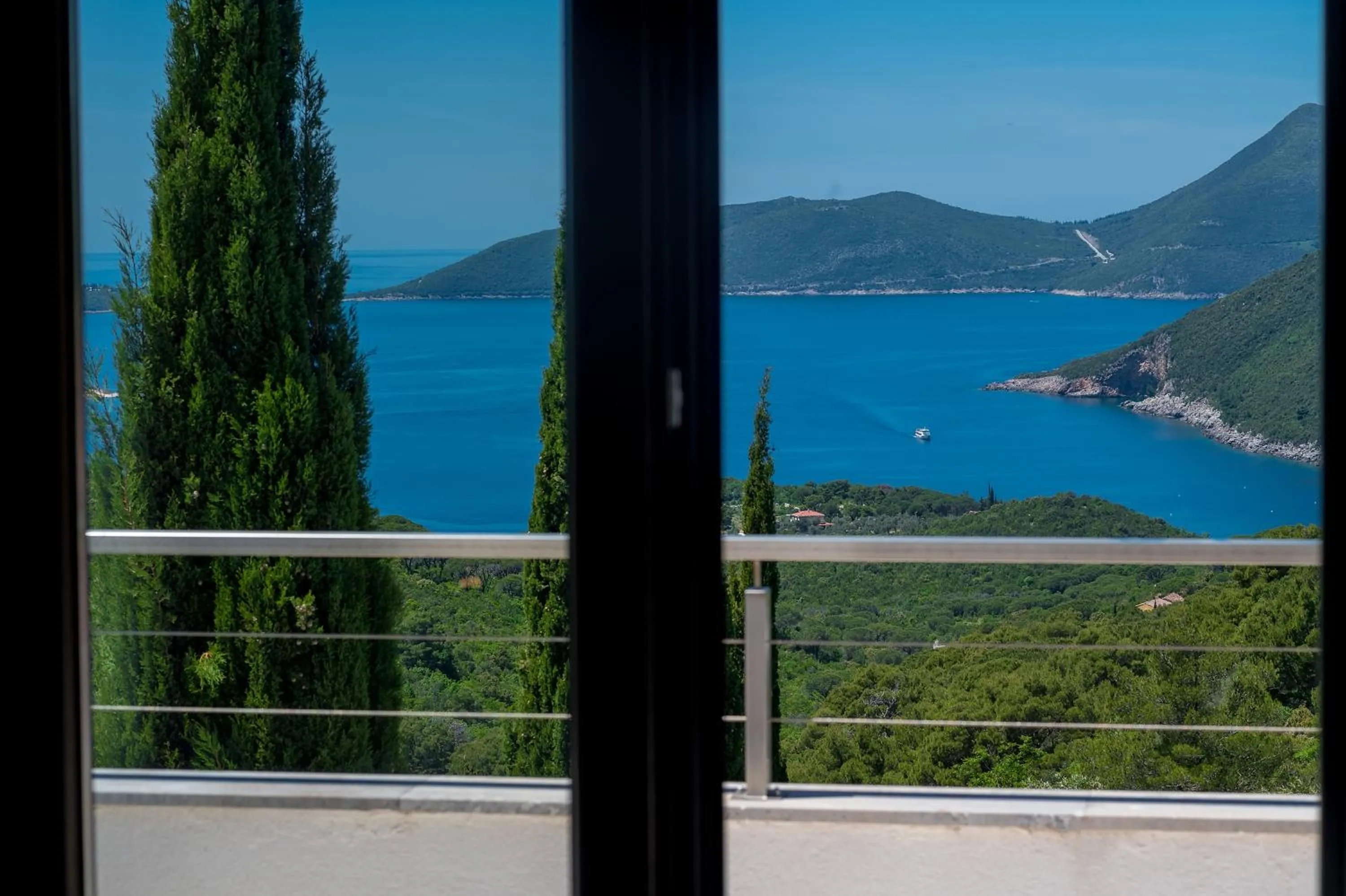 Balcony/Terrace in Villa Luštica, Spacious 4-Bedroom Villa with Private Pool