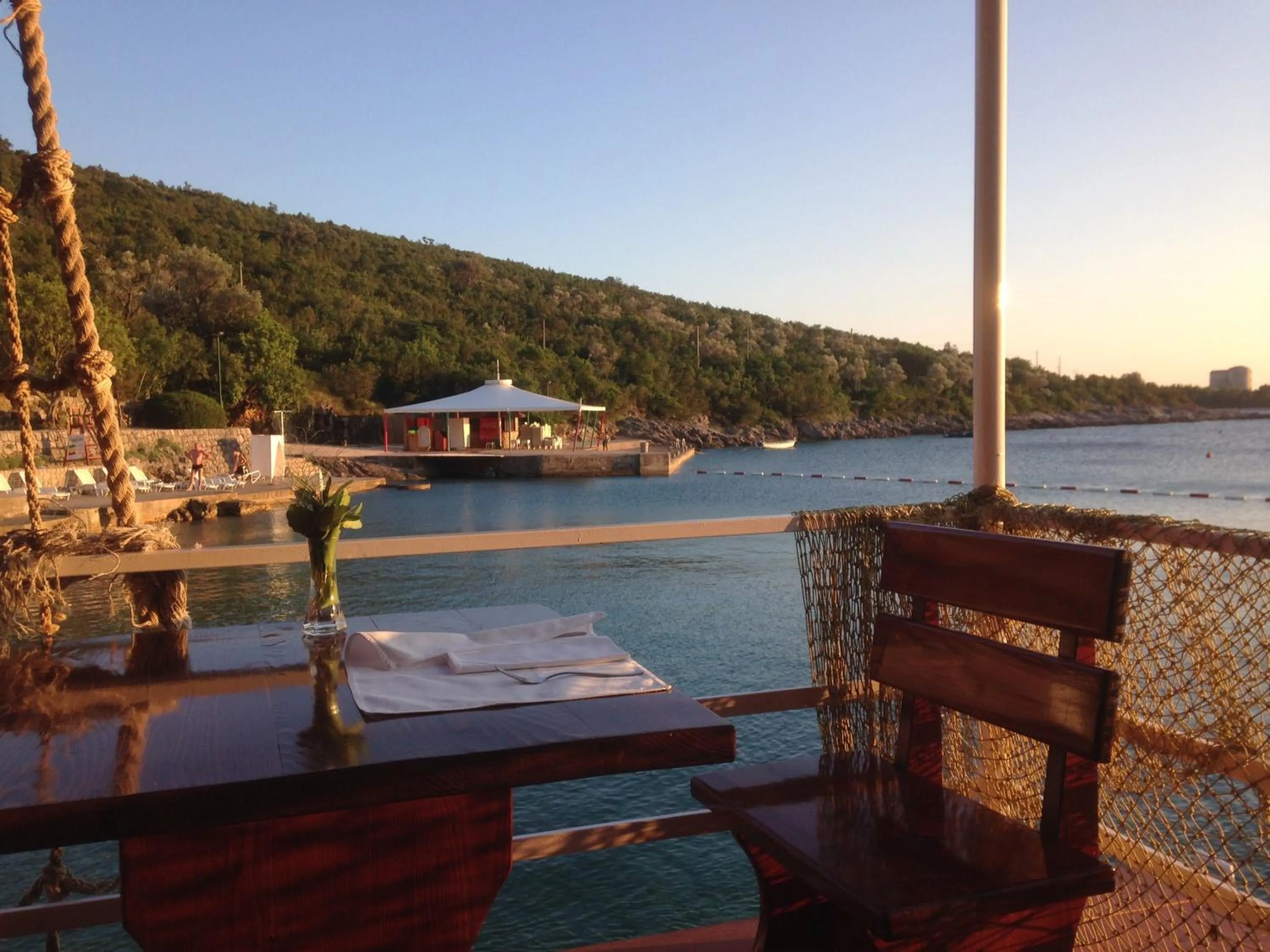 Restaurant/places to eat in Villa Luštica, Spacious 4-Bedroom Villa with Private Pool
