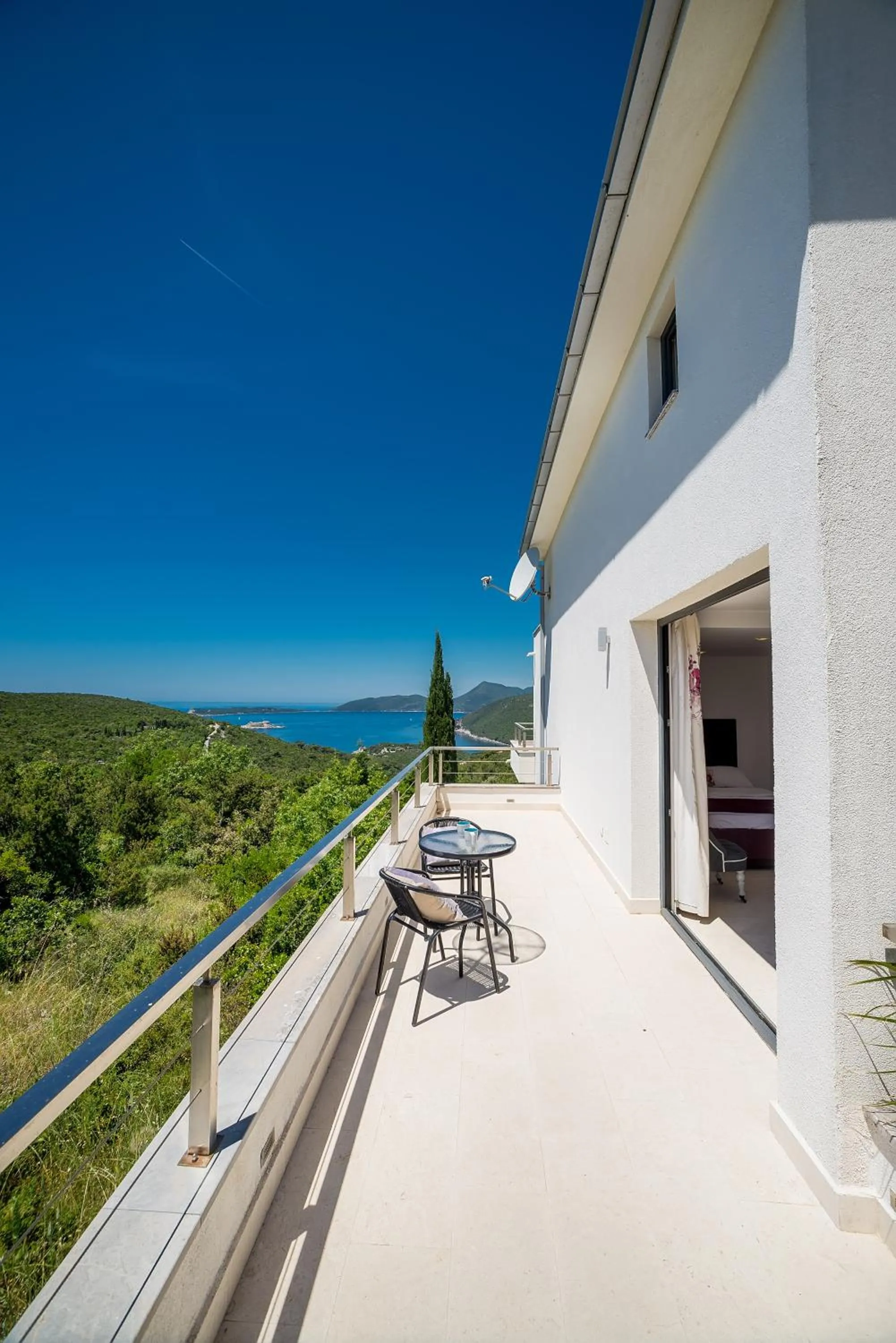 Balcony/Terrace in Villa Luštica, Spacious 4-Bedroom Villa with Private Pool