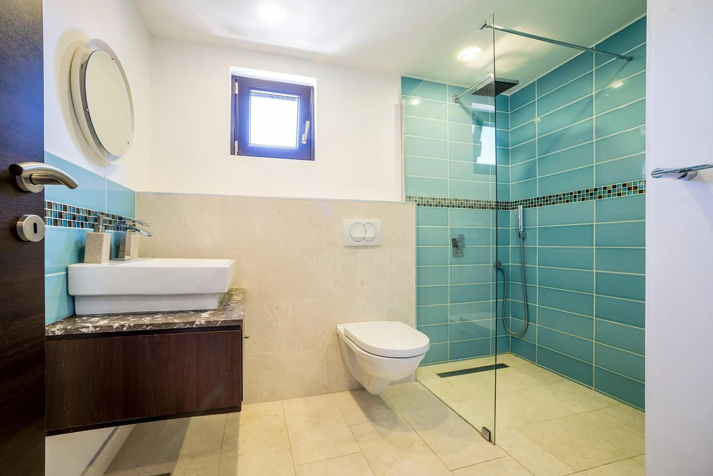 Shower in Villa Luštica, Spacious 4-Bedroom Villa with Private Pool
