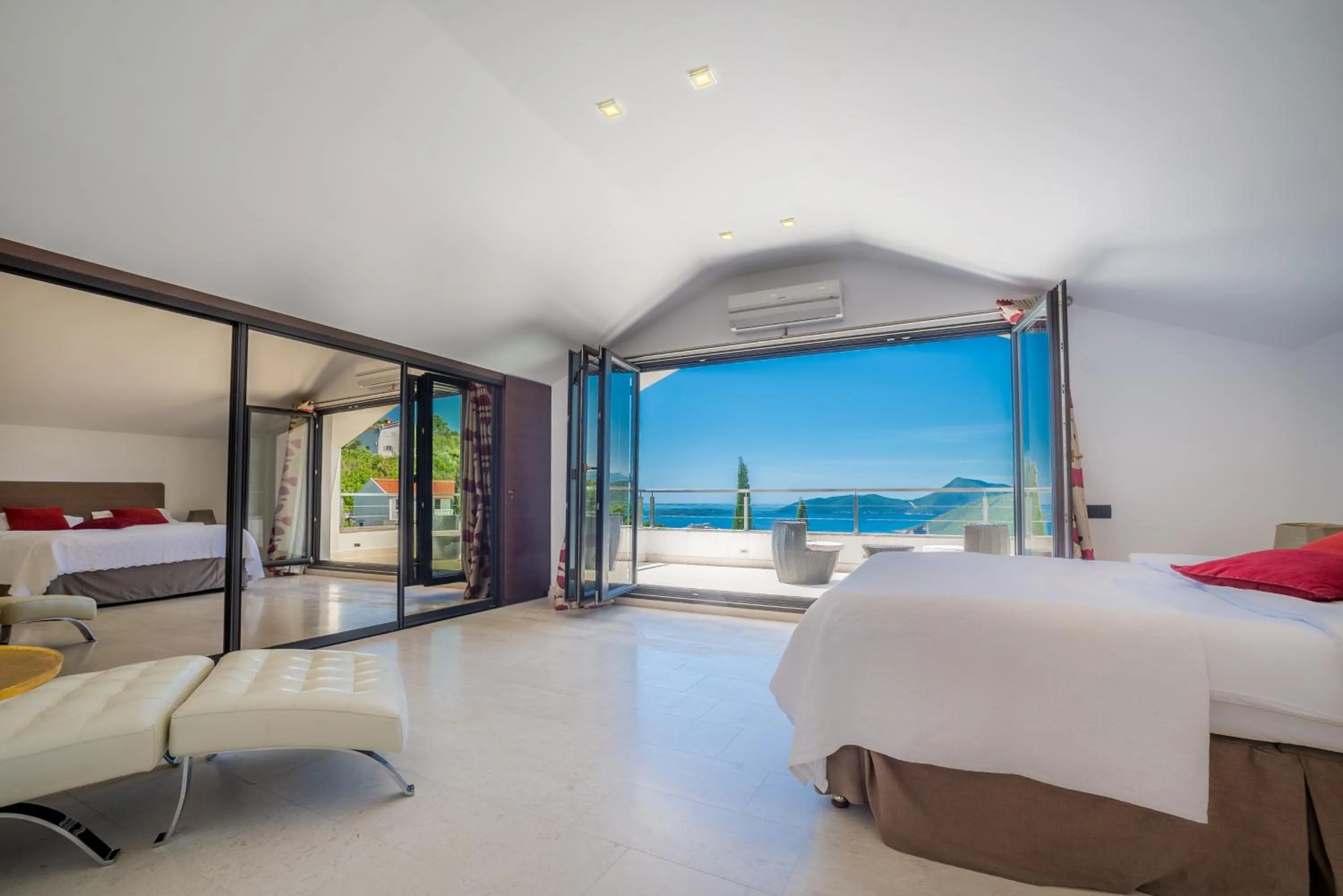 Photo of the whole room, Bed in Villa Luštica, Spacious 4-Bedroom Villa with Private Pool