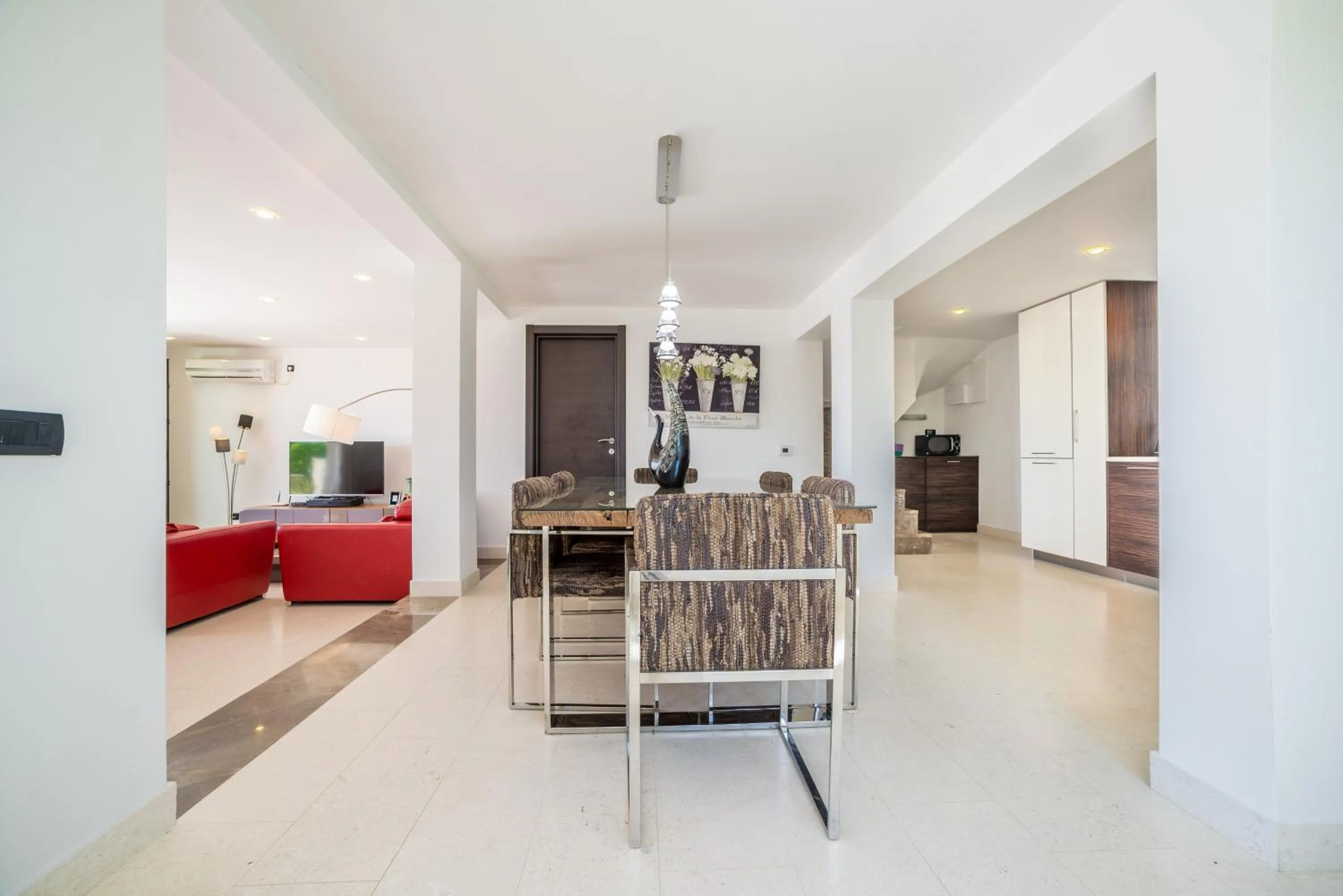 Kitchen or kitchenette in Villa Luštica, Spacious 4-Bedroom Villa with Private Pool