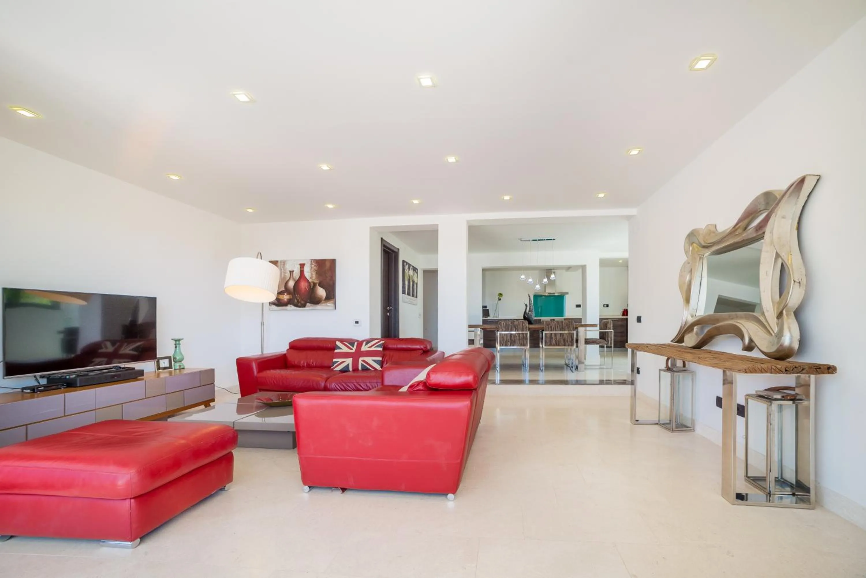 Seating area in Villa Luštica, Spacious 4-Bedroom Villa with Private Pool