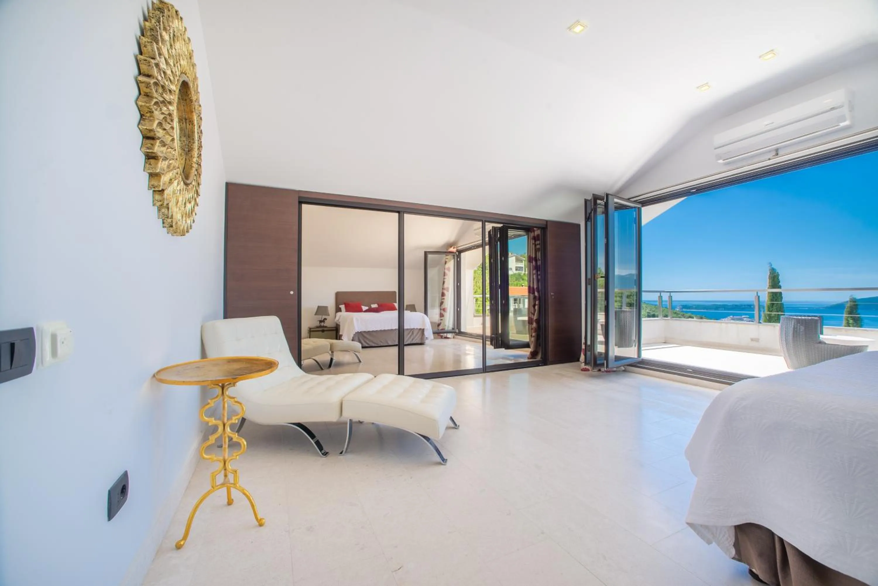 Photo of the whole room, Bed in Villa Luštica, Spacious 4-Bedroom Villa with Private Pool