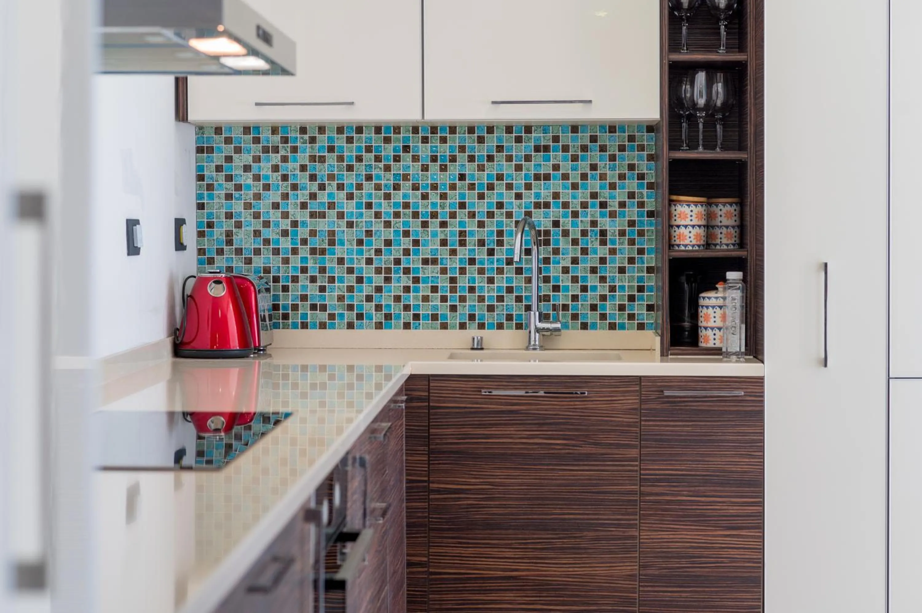 Kitchen or kitchenette in Villa Luštica, Spacious 4-Bedroom Villa with Private Pool