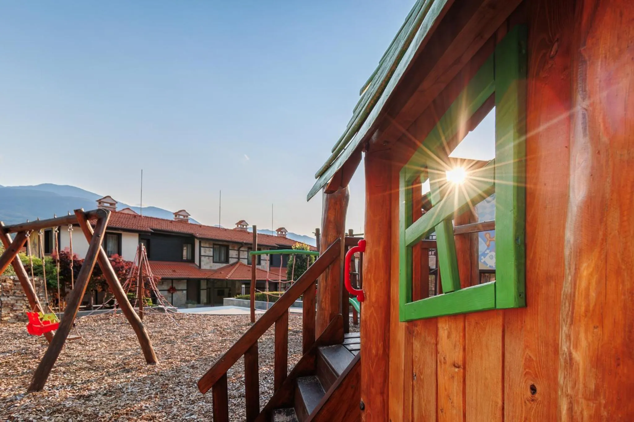 Children play ground in Ruskovets Thermal SPA & Ski Resort