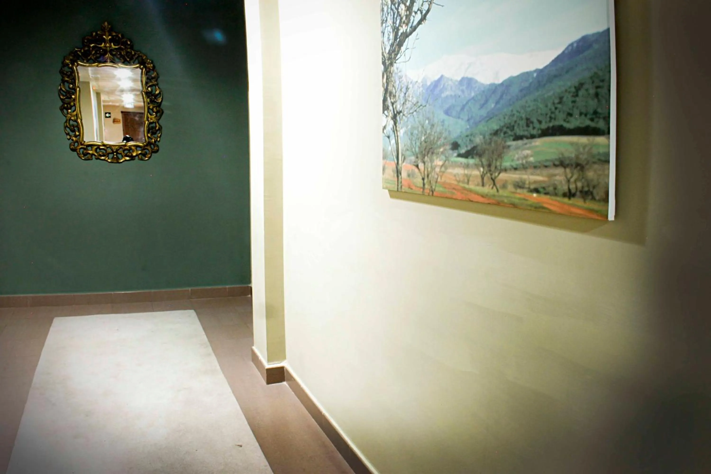 Decorative detail in Hotel Zerbinetta