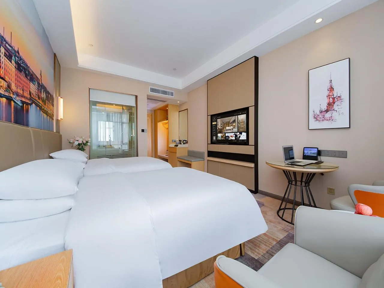 Bed in Vienna International Hotel Jingzhou New World