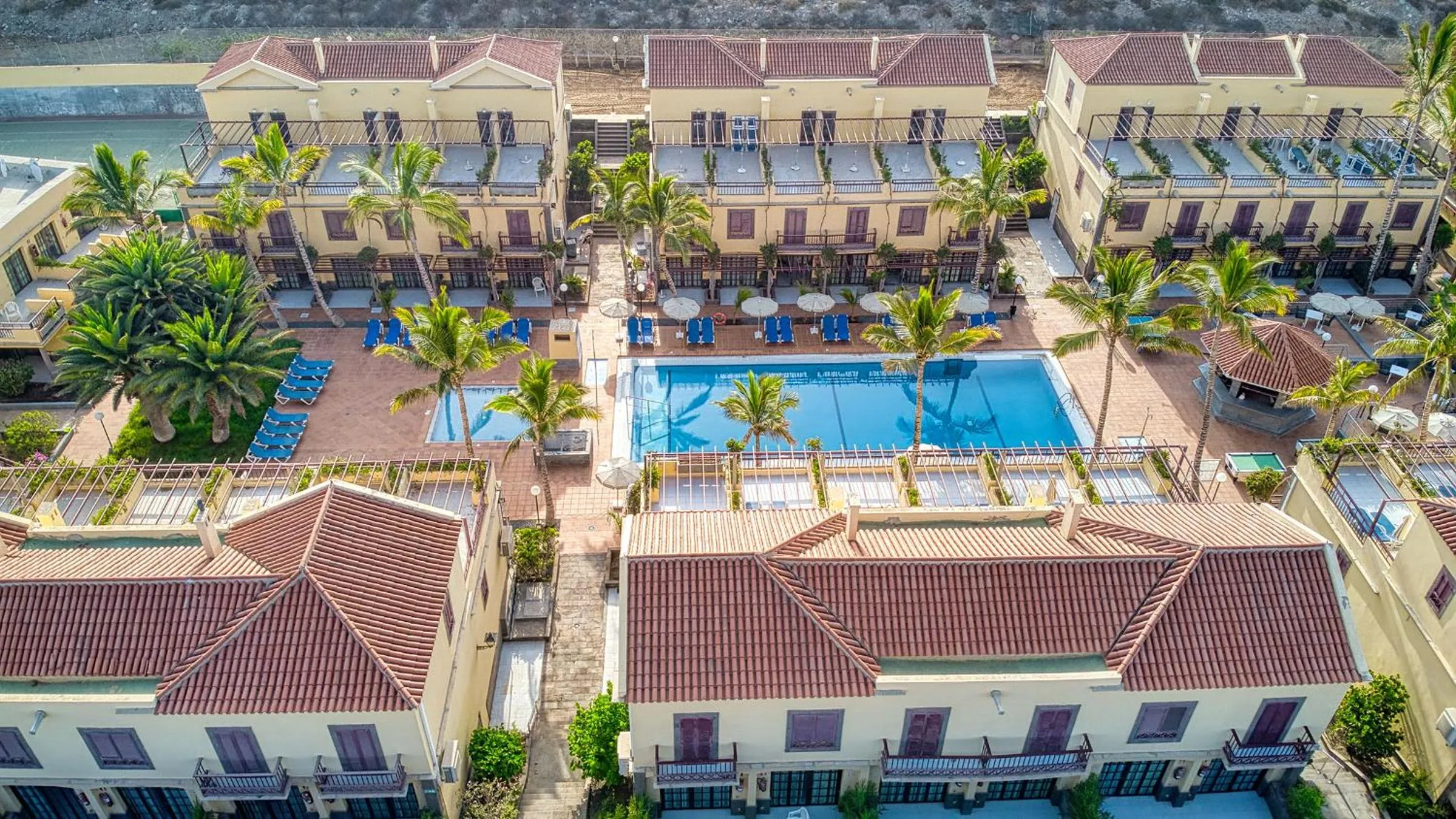 Bird's eye view in Bungalows Maspalomas Oasis Club - All Inclusive.
