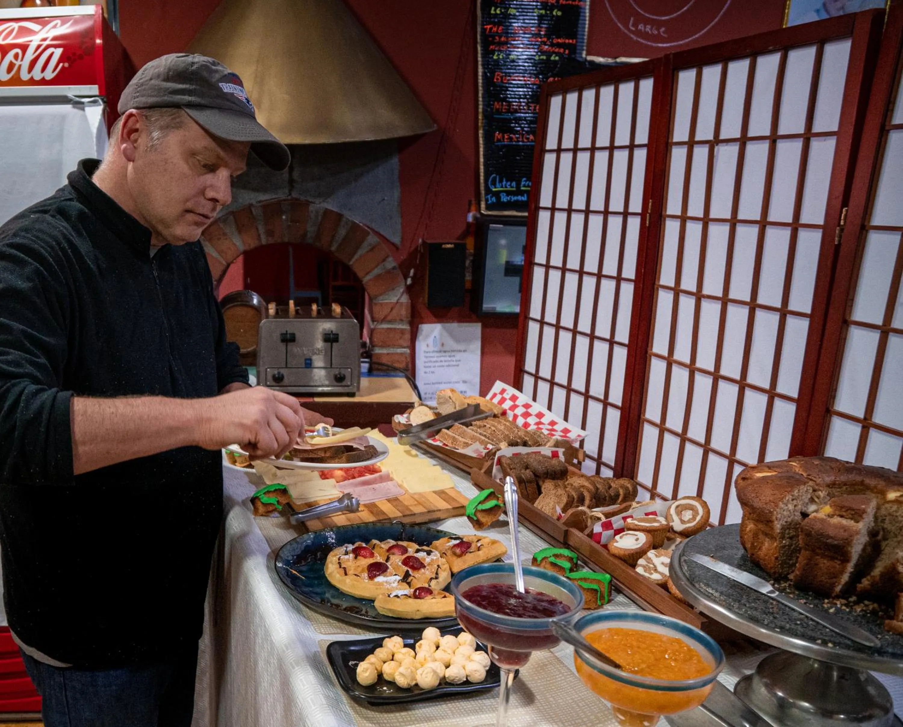 Buffet breakfast in Tonito Hotel