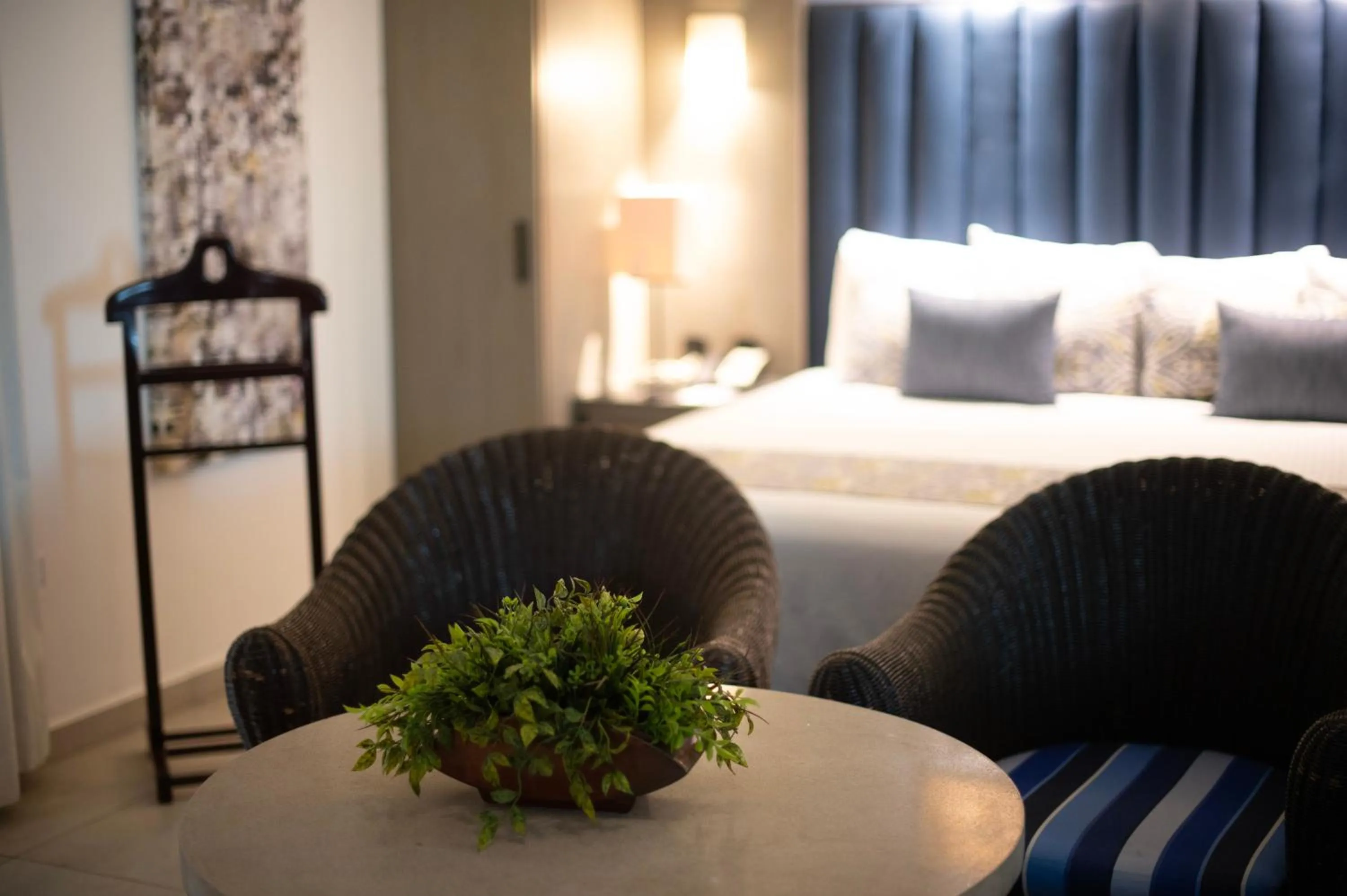 Decorative detail, Bed in Hotel HBlue Centro