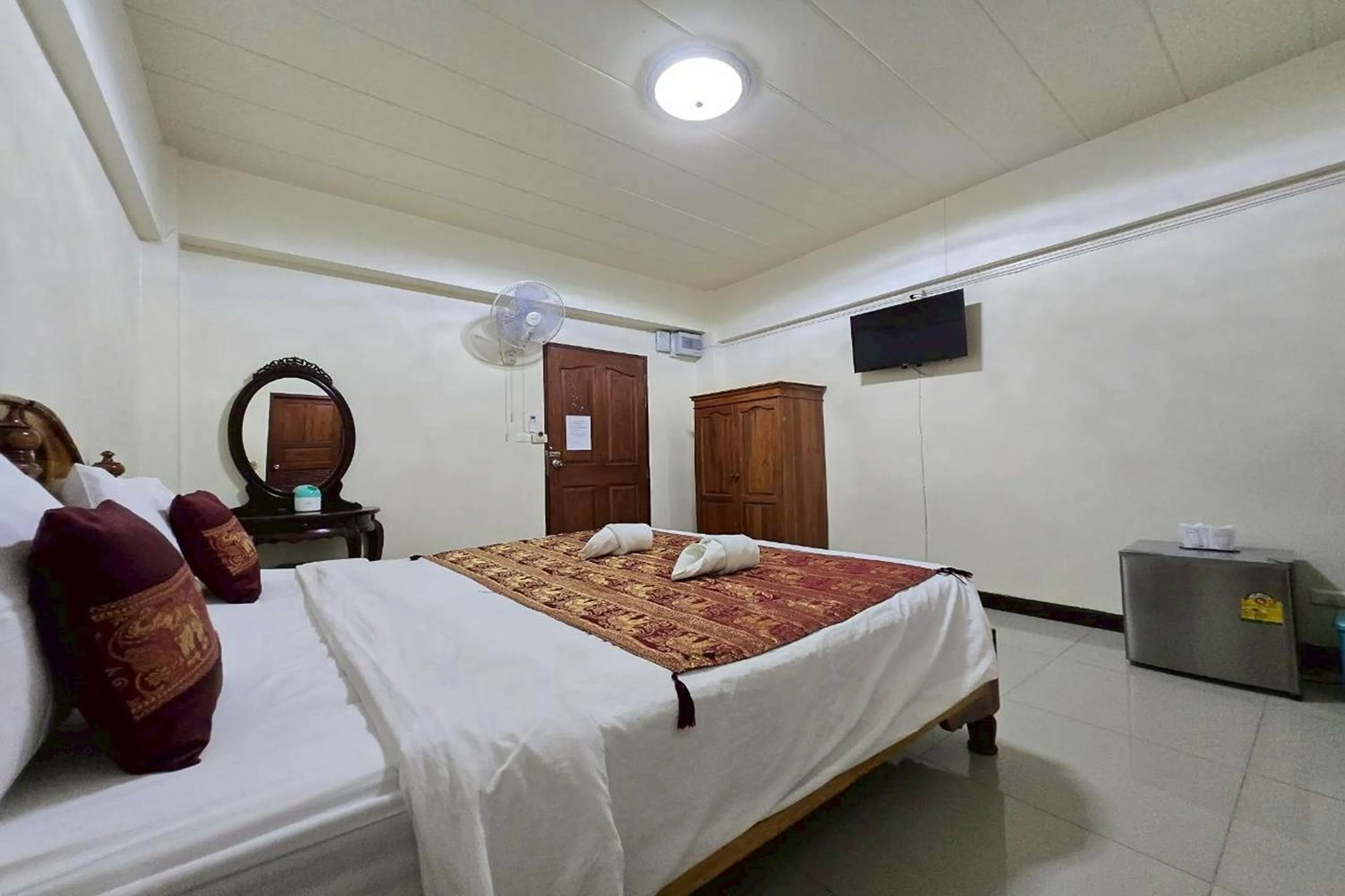 Bed in Baan Sabai Guesthouse