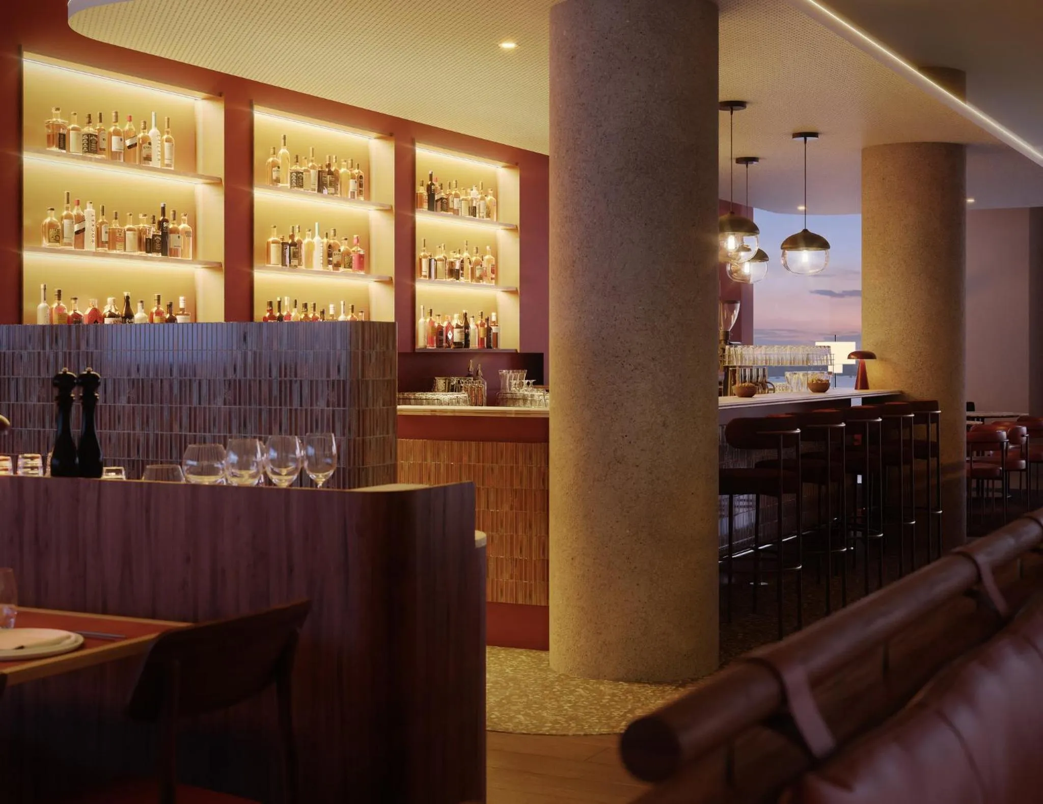 Lounge or bar in Crowne Plaza Geelong by IHG