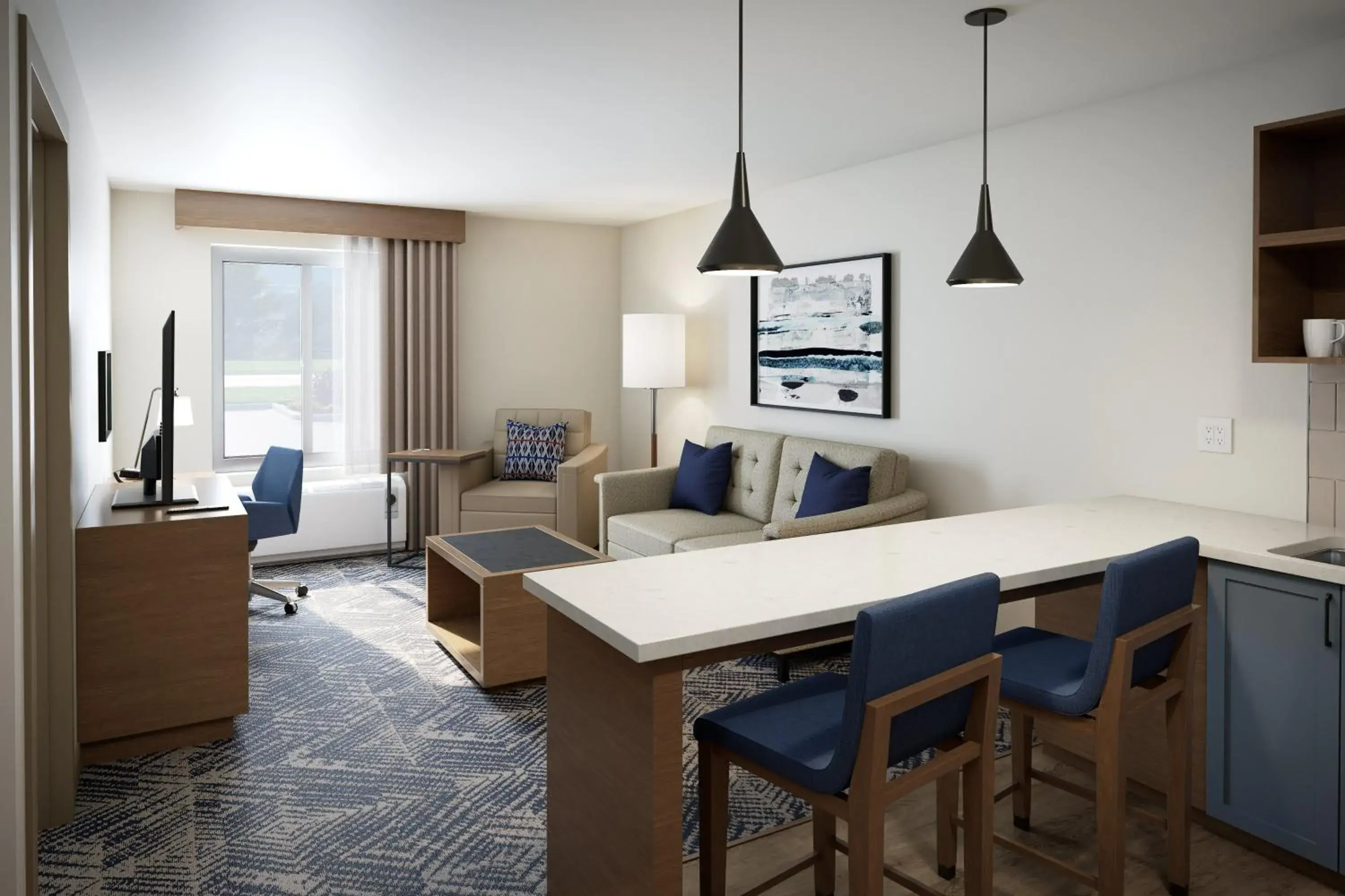 One-Bedroom King Suite - Communications Accessible in Candlewood Suites Mobile West - I-65 by IHG One-Bedroom King Suite - Communications Accessible in Candlewood Suites Mobile West - I-65 by IHG