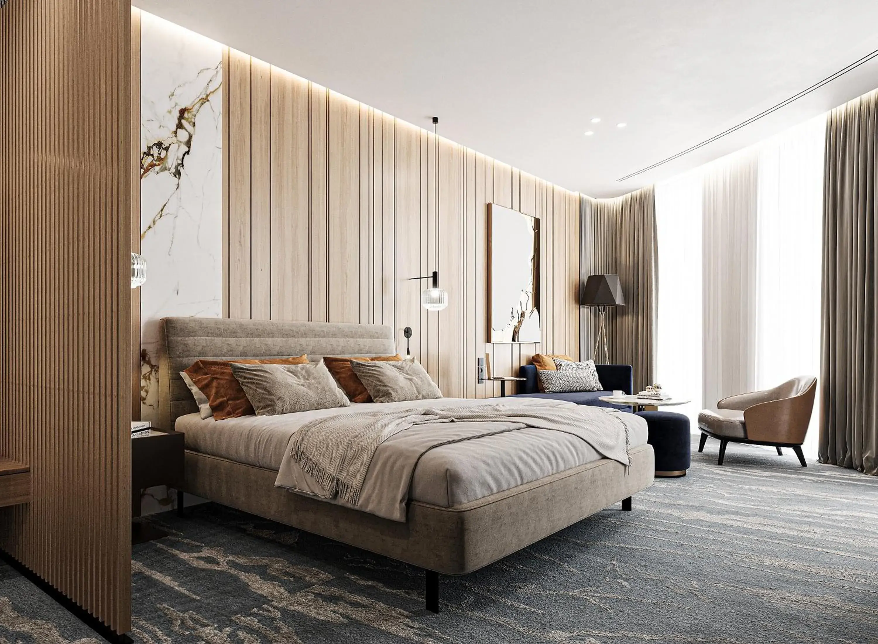 Standard King Room with Sea View and Single Sofa Bed in Crowne Plaza Durres by IHG Standard King Room with Sea View and Single Sofa Bed in Crowne Plaza Durres by IHG